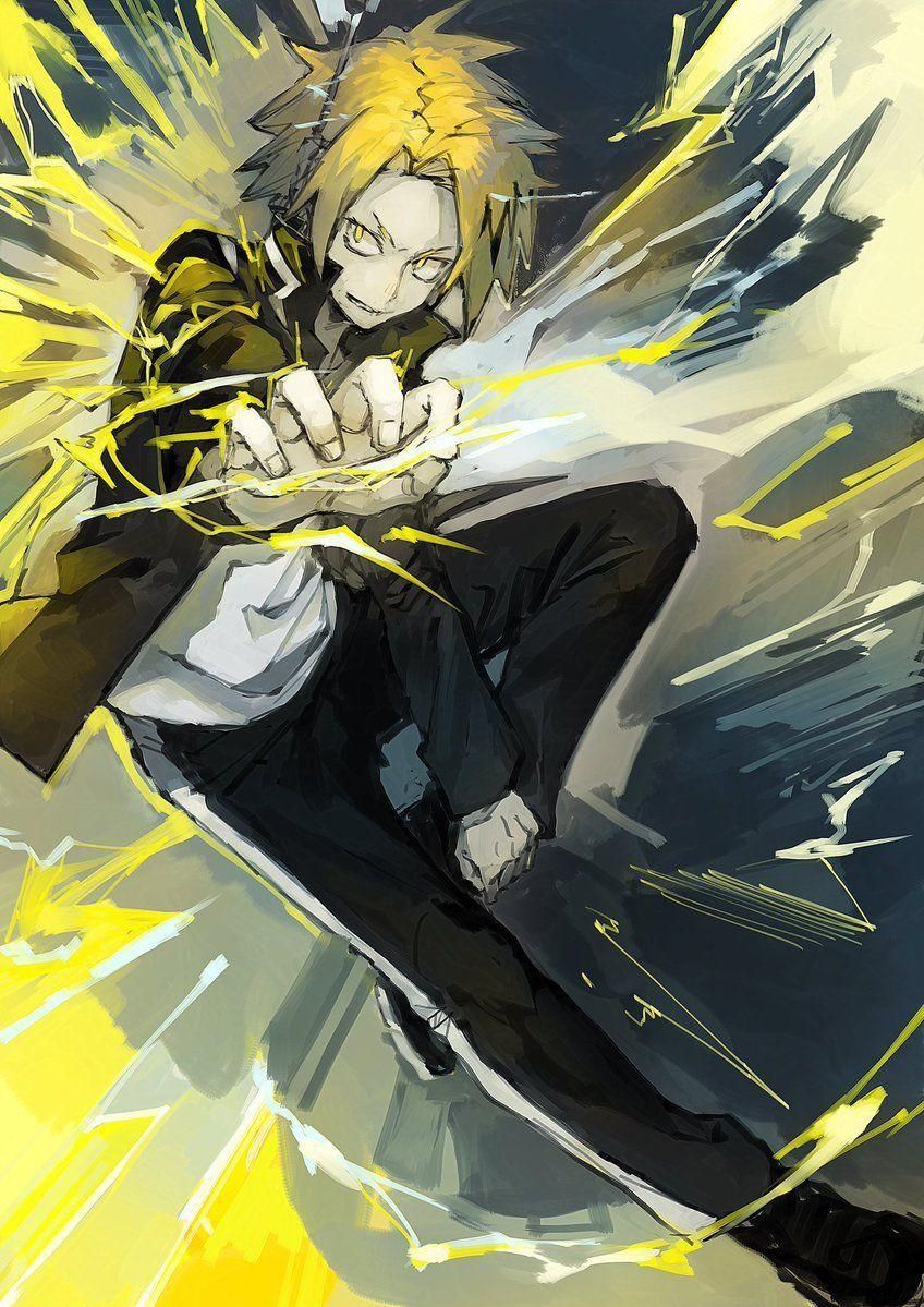 848x1199 aesthetic Kaminari, Bnha, Denki, Denki Kaminari, Mha, Hdphone walp walp | Peakpx