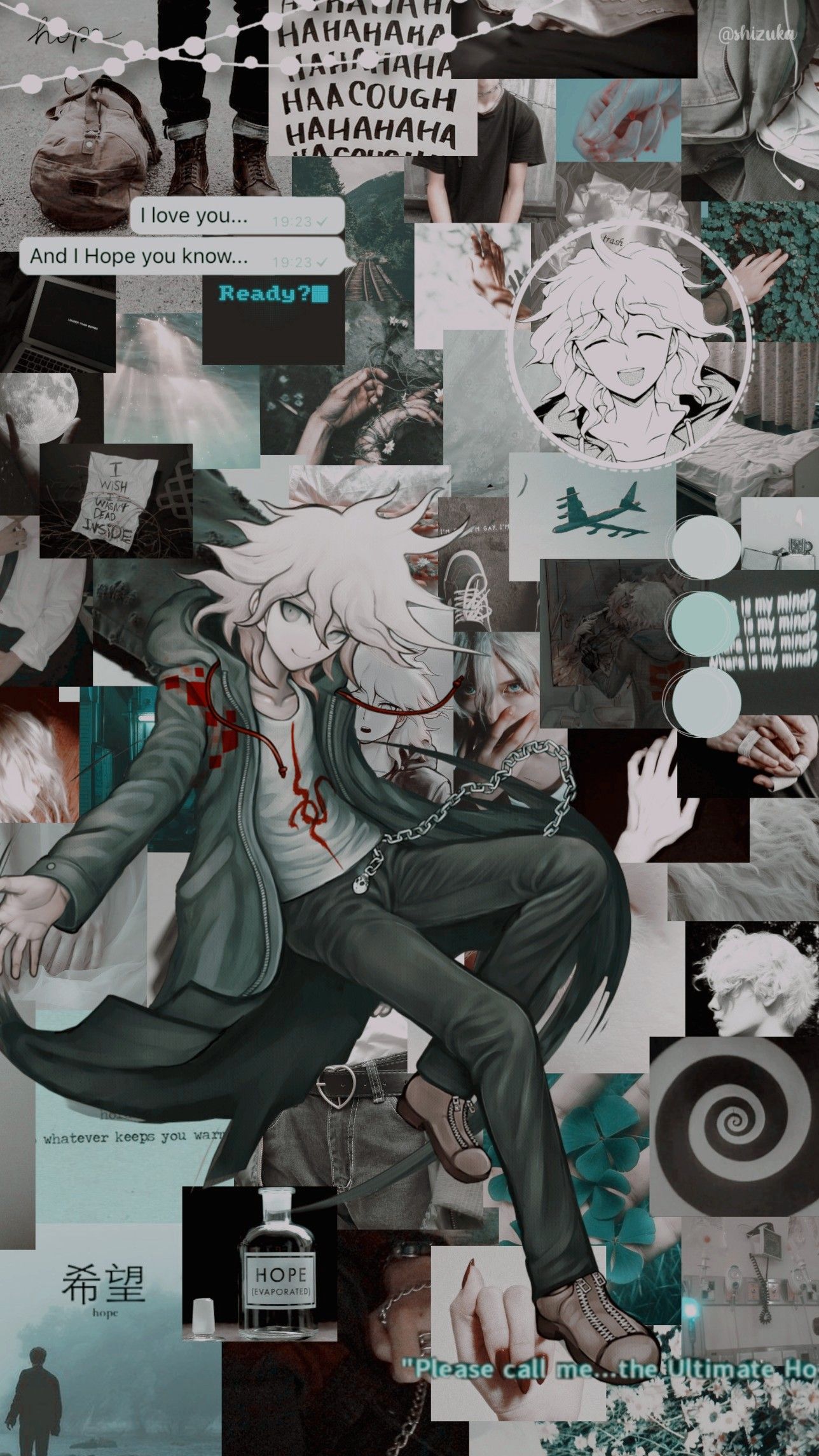 1288x2289  NAGITO KOMAEDA Эстетические обои | МИЛЕГЕР, ЧЕРНЫЙ PEACKPX
