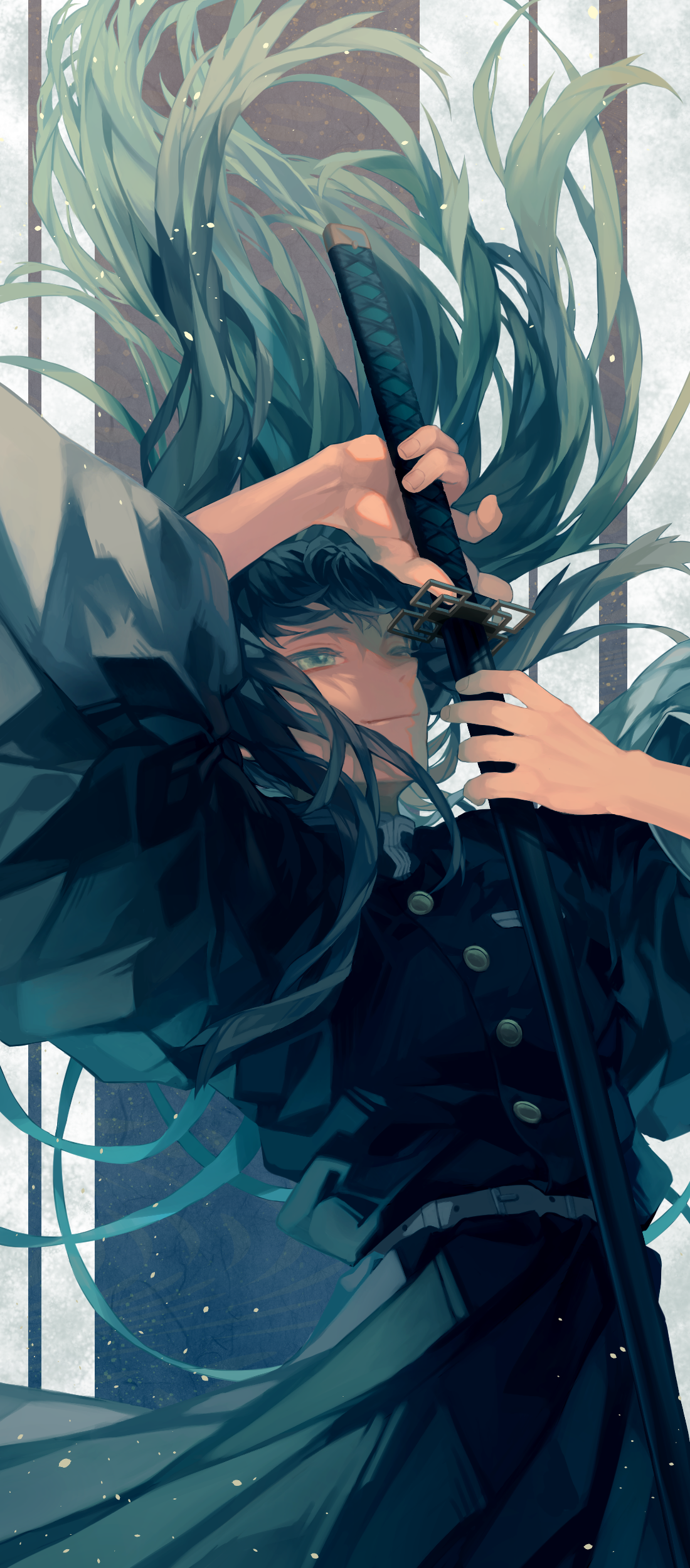 1100x2500  Muichiro Tokito Wallpaper 4k Download - Wallpaperforu