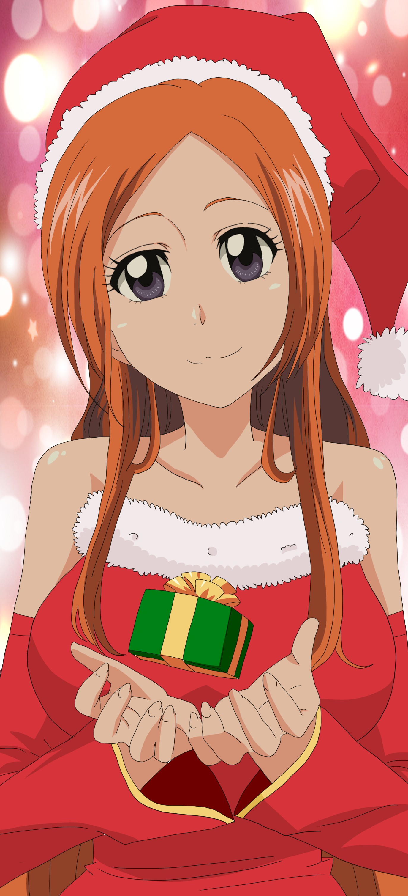 1374x3014  Inoue - Orihime - Full - - Ichigo And Orihime Christmas - 1374x3014  Wallpaper - teahub.io