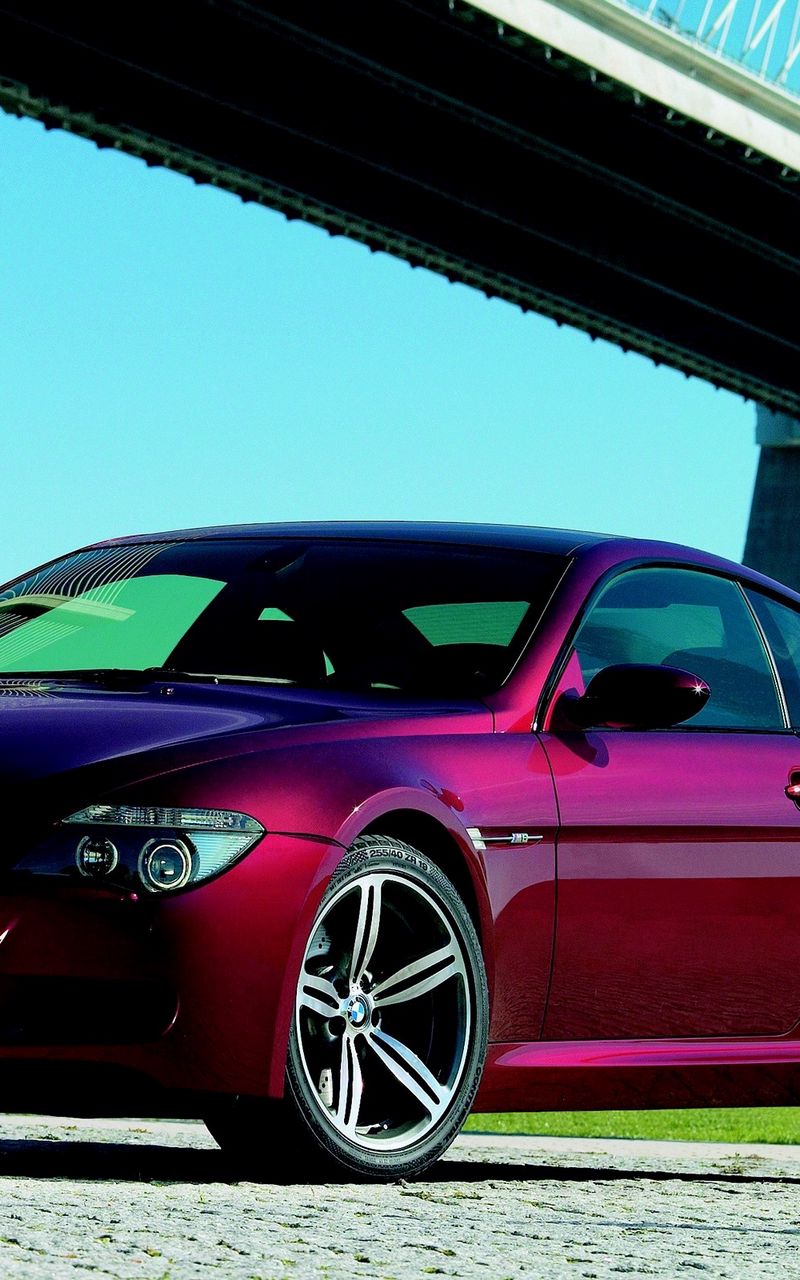 800x1280  download обои 800x1280 BMW M6, Color, Style, автомобили, вид сбоку, Samsung Galaxy Note GT-N7000, Meizu MX2 HD фоновая фон 
