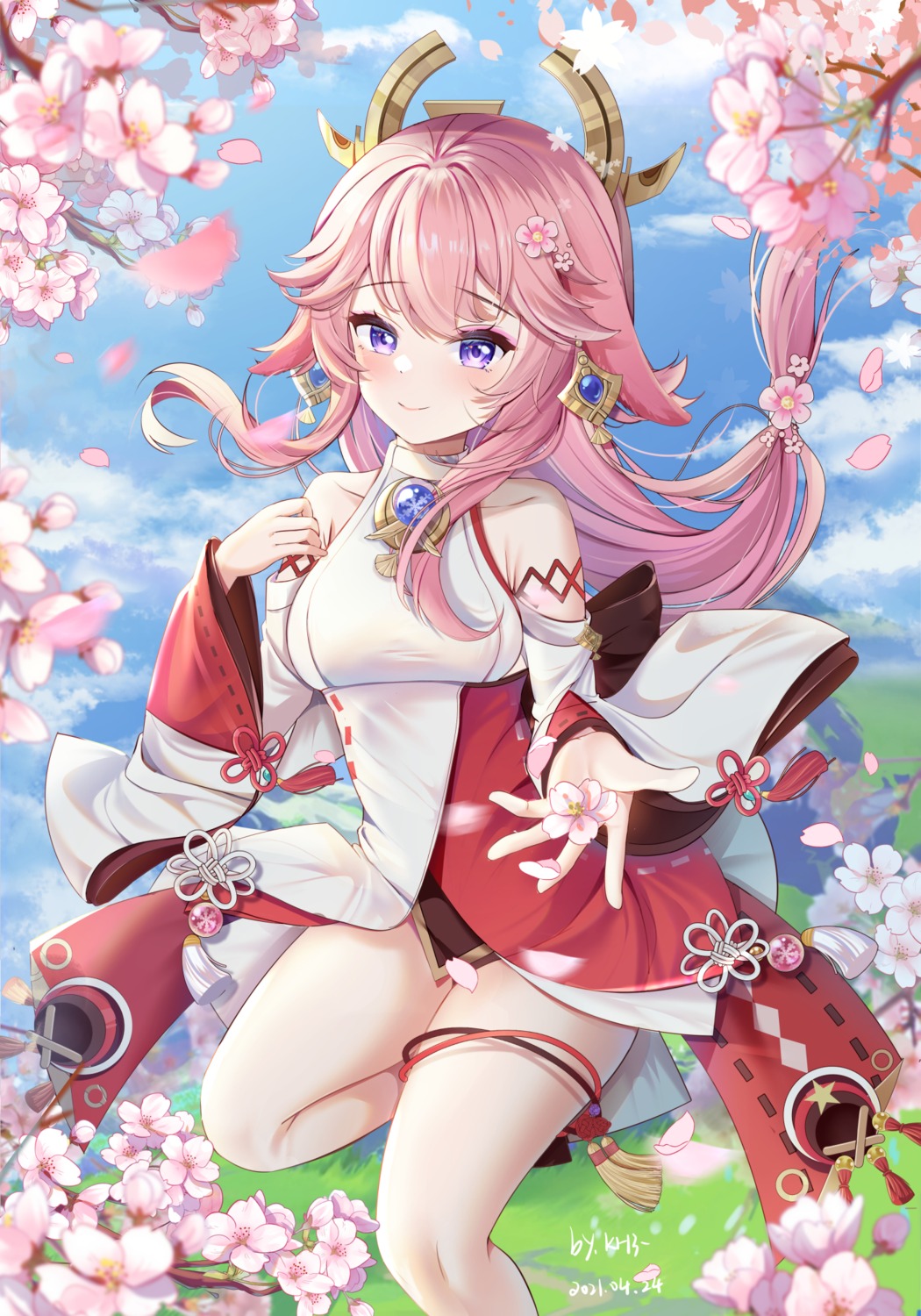 1050x1500   Wallpaper Id: 341823 / Видеоигр Genshin Impact Телефон, камисато аяка (Genshin Empact), Yae Miko Guuji (Genshin Empact), 1200x1920 бесплатно скачать 