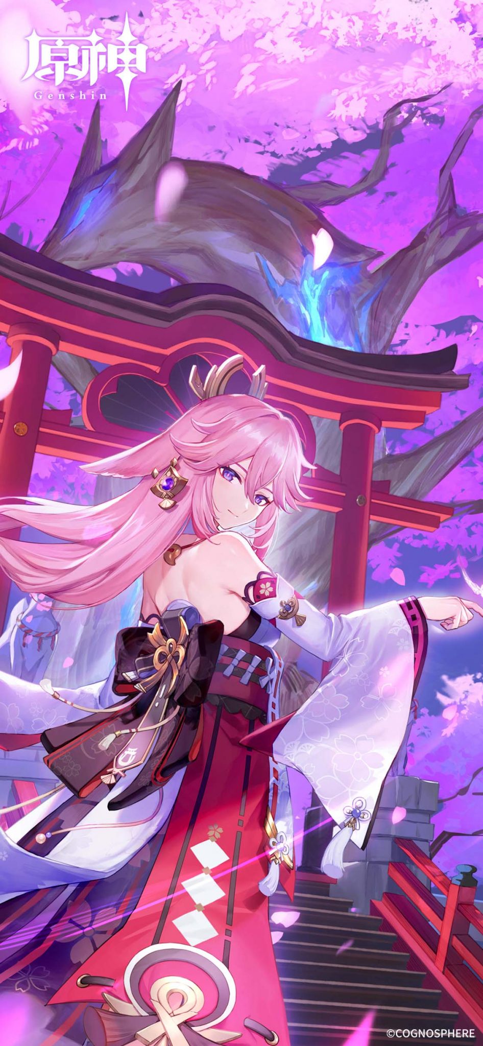 946x2048  yae miko: профиль, стратегия \ u0026 Руководство по уровню Genshin Impact