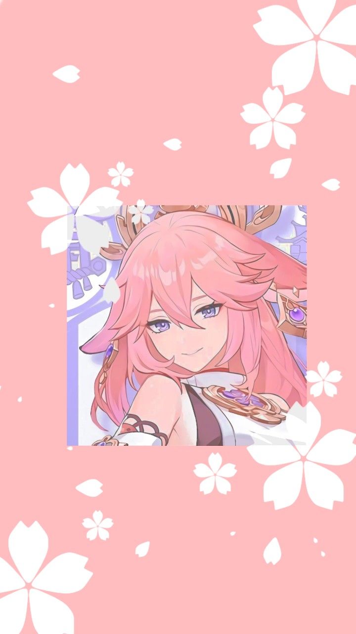 720x1280  yae Miko из Genshin Impact Eeshetic Wallpapers 🌸 🦊 в 2022 году | Аниме обои, обои русалки, обои аниме -пейзажи 