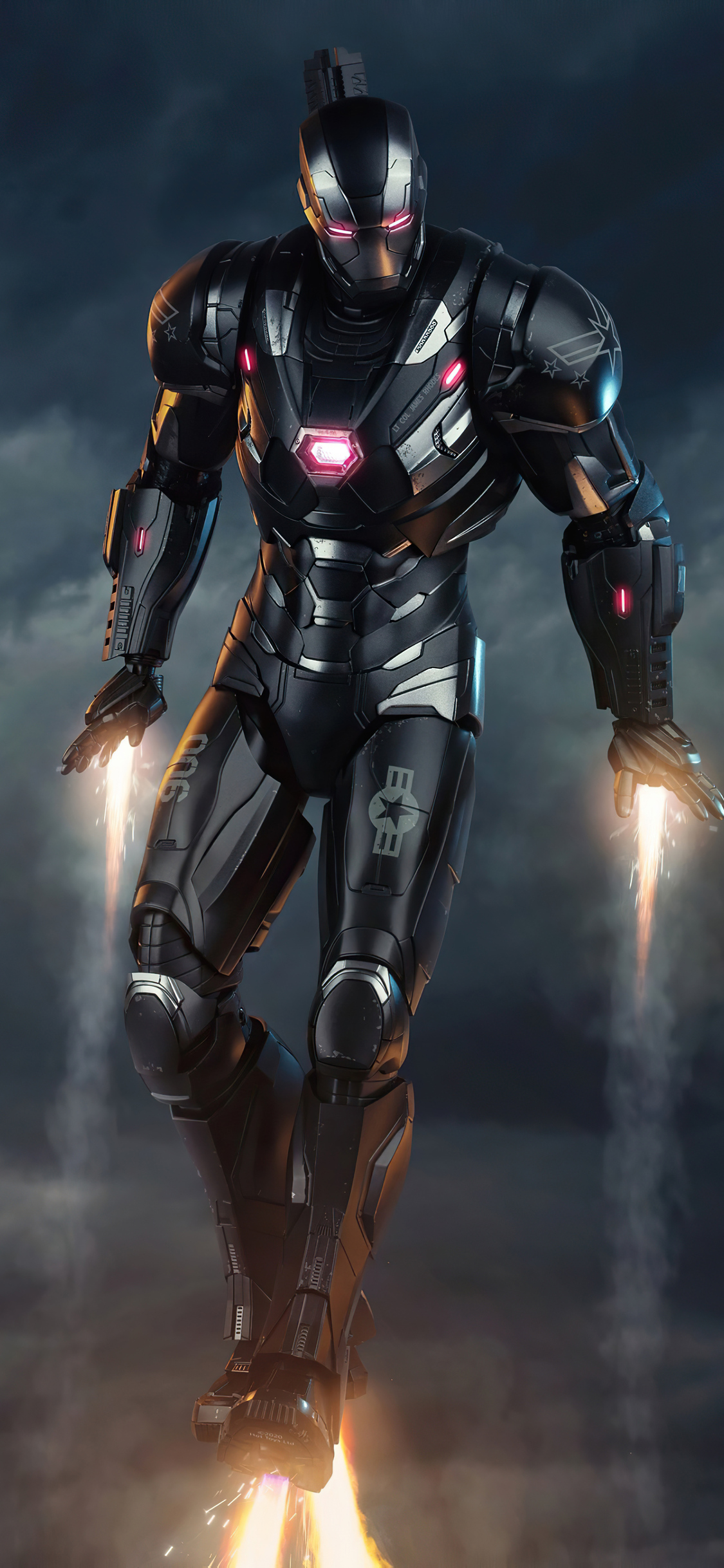 1125x2436  IRON MAN WAR MACHINE WALPAPERS - Обои пещера 