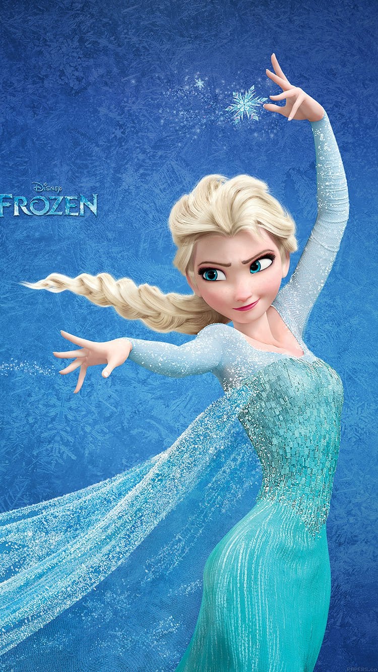 750x1334   Elsa From Frozen Wallpaper | 33 волшебных обоев Disney для вашего телефона | POPSUGAR Tech Photo 18
