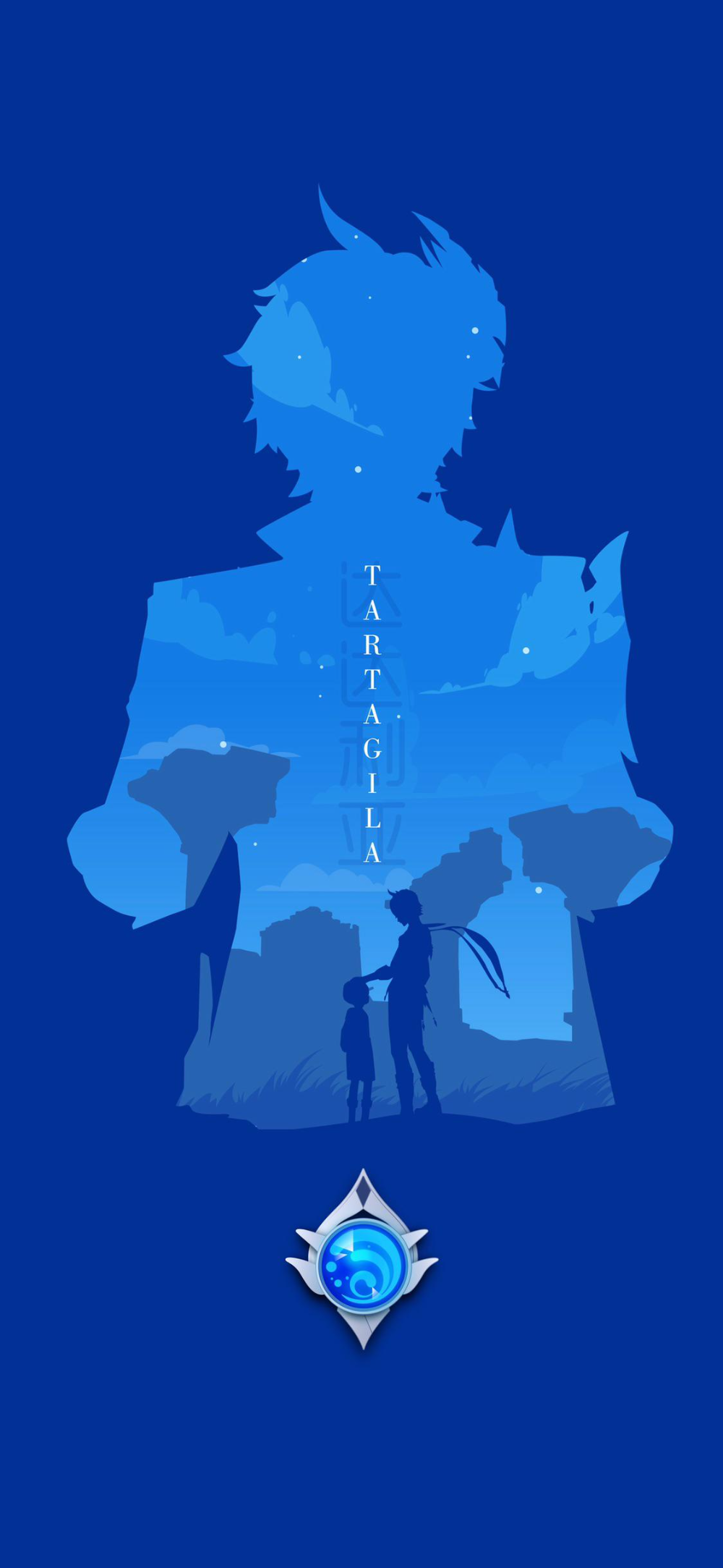 1000x2167   Tartaglia genshin Impact HD 4K обои № 8.2657 