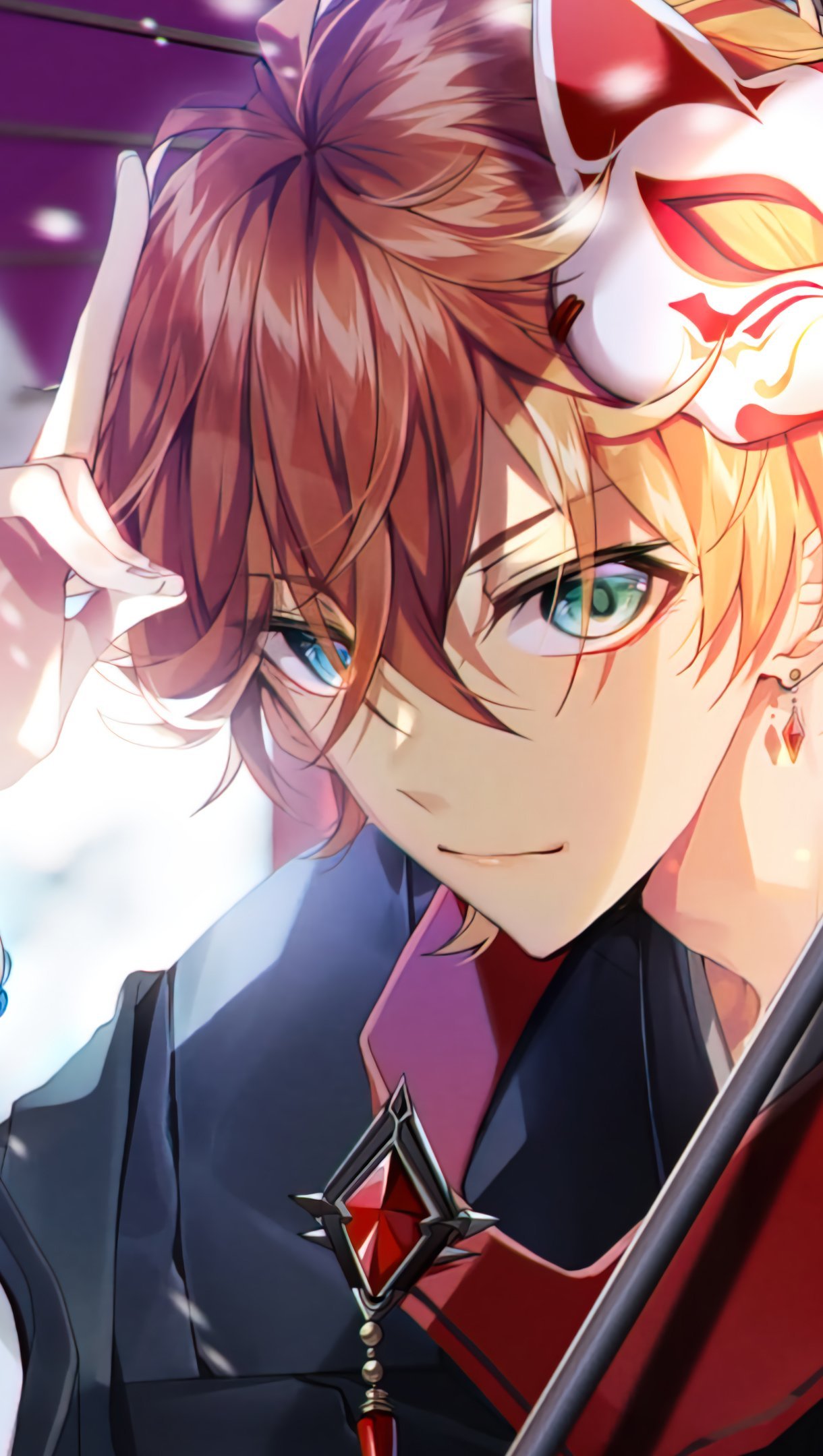 1220x2160  tartaglia genshin Impact Art Anime Обои 4K Ultra HD ID: 8097 