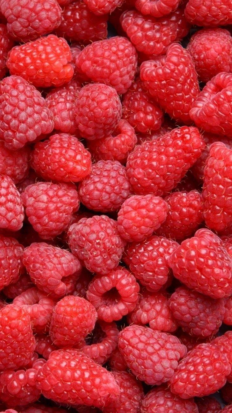 750x1334   Raspberries Обои - Обои Cave