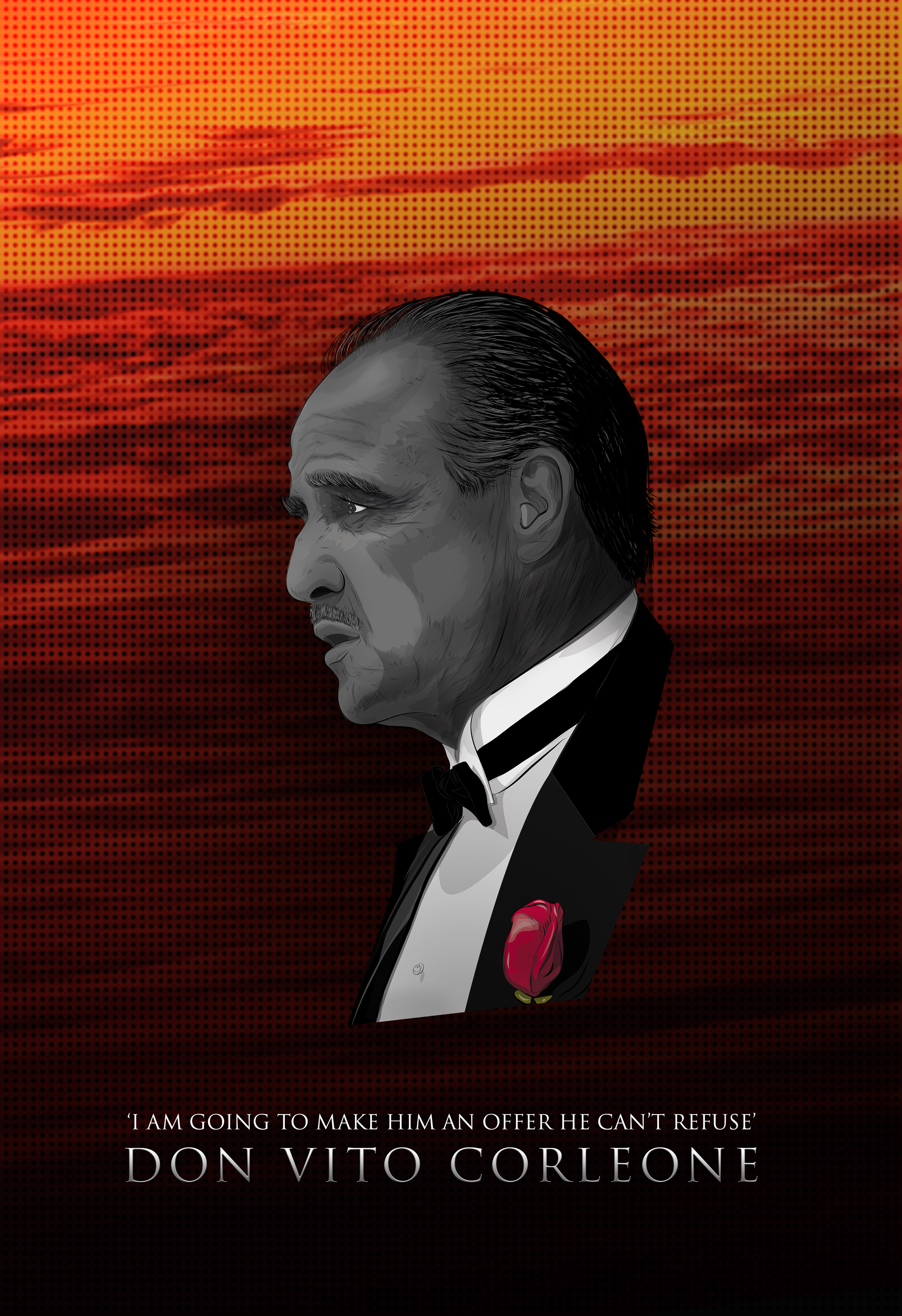 2800x4085  desgin Studio20 The Godfather (Don Vito Corleone - когда -нибудь) A3 HD Poster Art Pnca21830PNCA21830: Amazon.in: Home \ U0026 Kitchen 