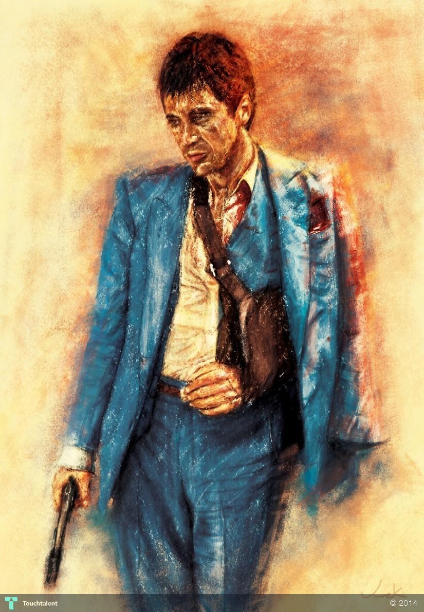 825x1191   32+] Tony Montana обои iPhone - Wallpapersafari