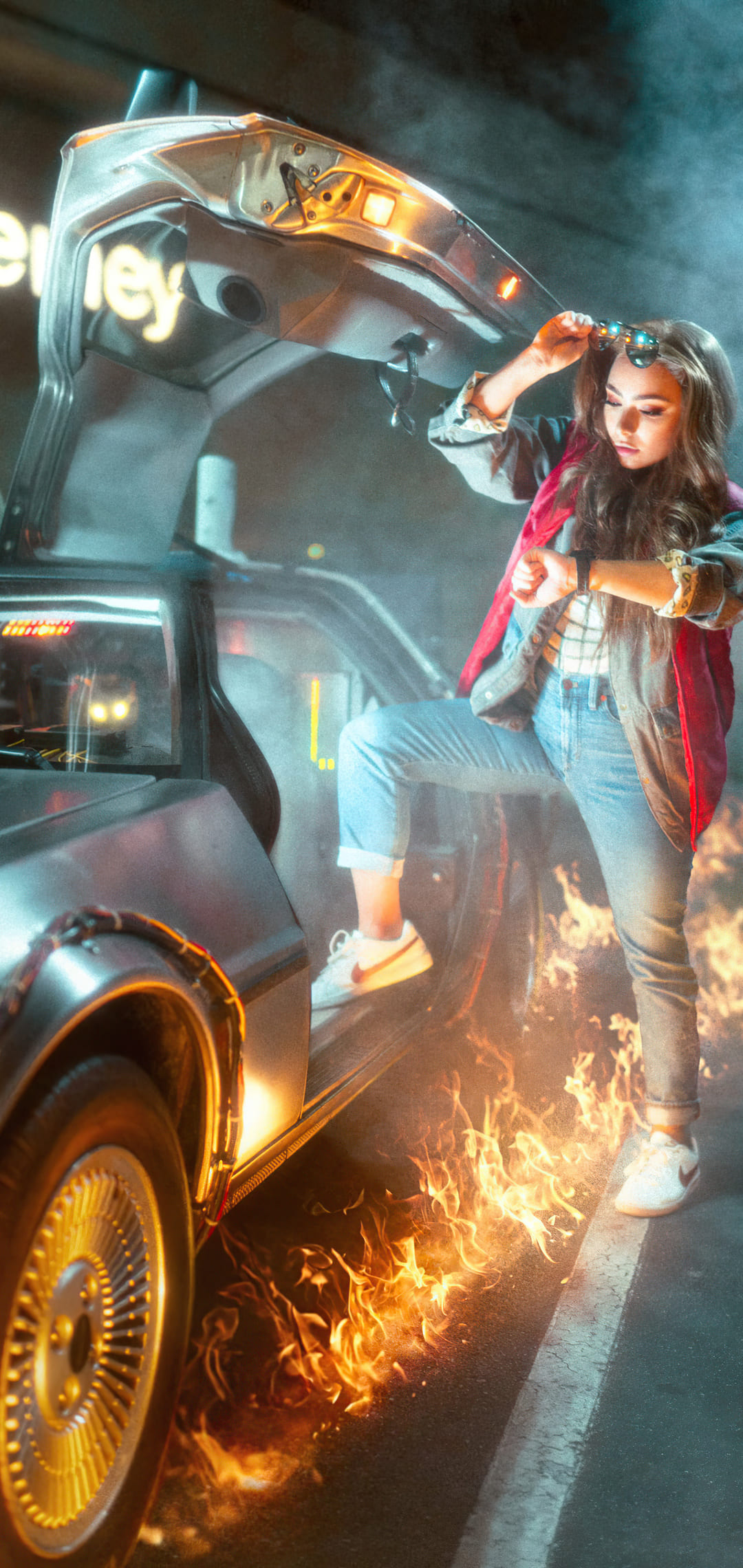 1080x2280  delorean iPhone Обои - верхний бесплатный фон для iPhone Delorean - WalpaperAccess