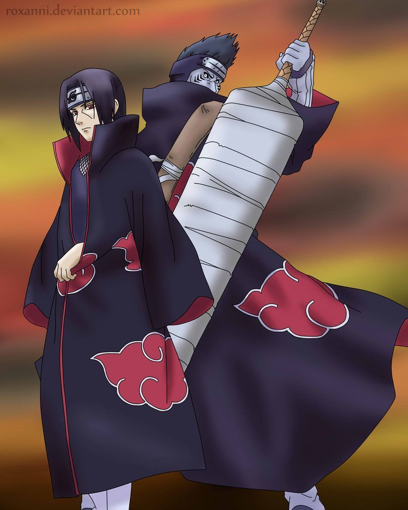 800x1000  ITACHI и KISAME Обои - Обои пещера 
