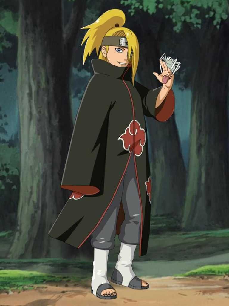 768x1024 deidara Ninja обои Apk Pour Android Télécharger 