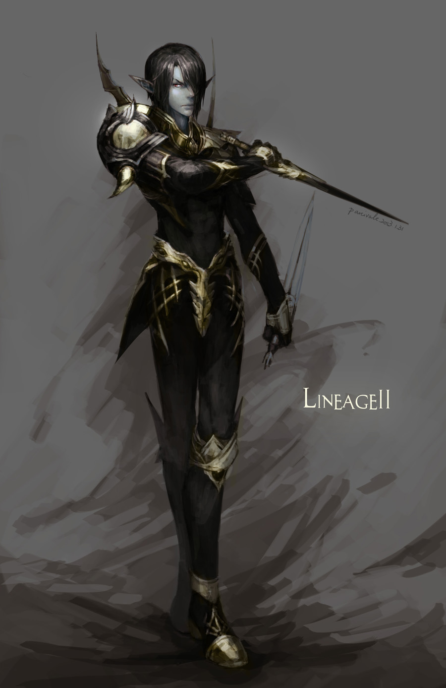 900x1386  Lineage Ii Dark Elf - обои 900x1386 - teahub.io 