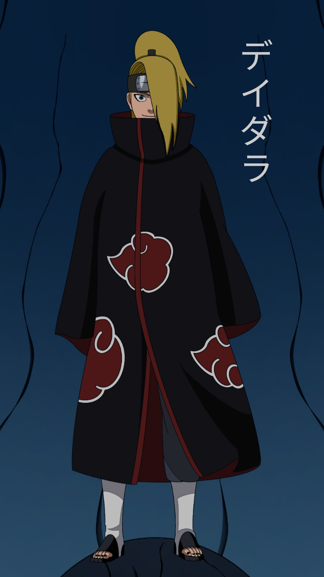 1096x1949 deidara 4K обои | Deidara обои, аниме, arte