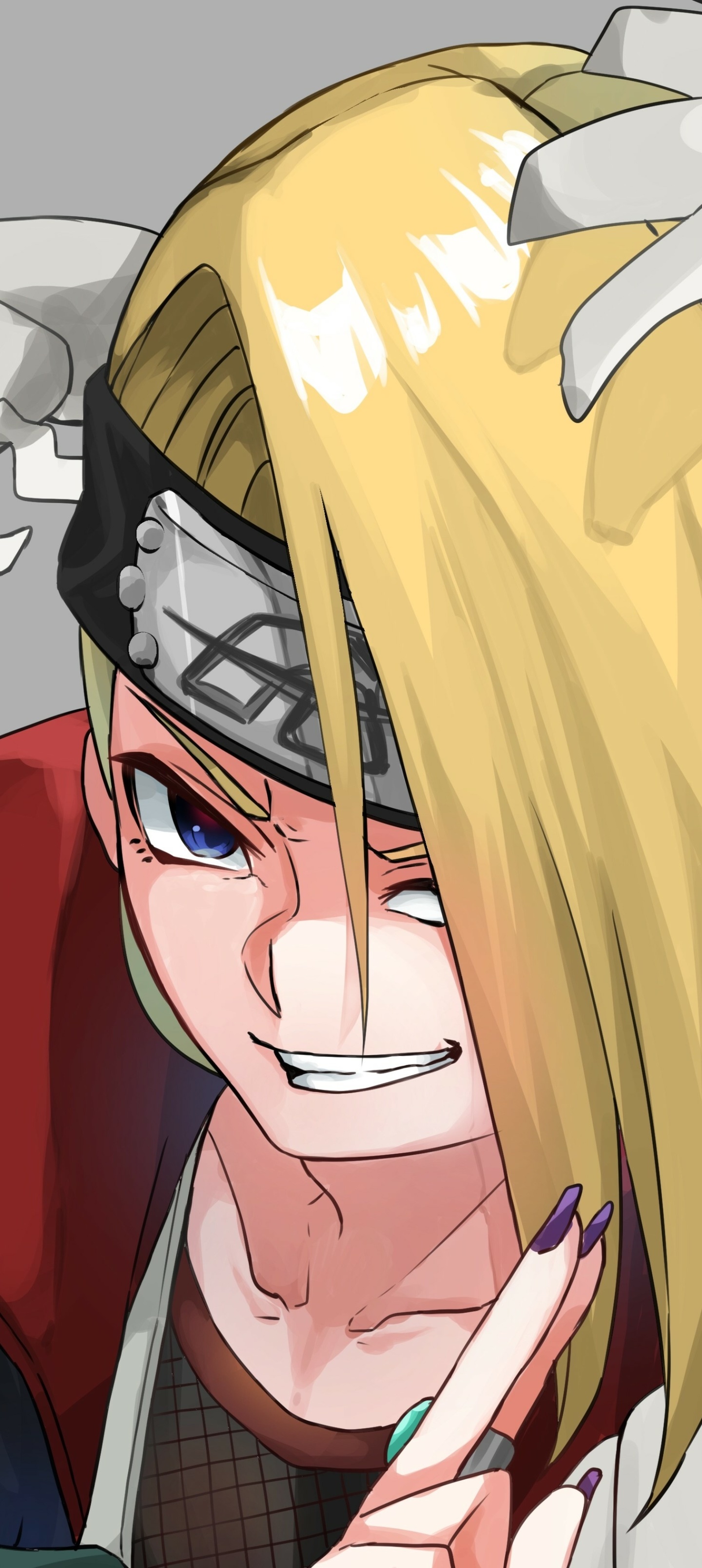 1440x3216 обои Deidara apk für android herunterladen