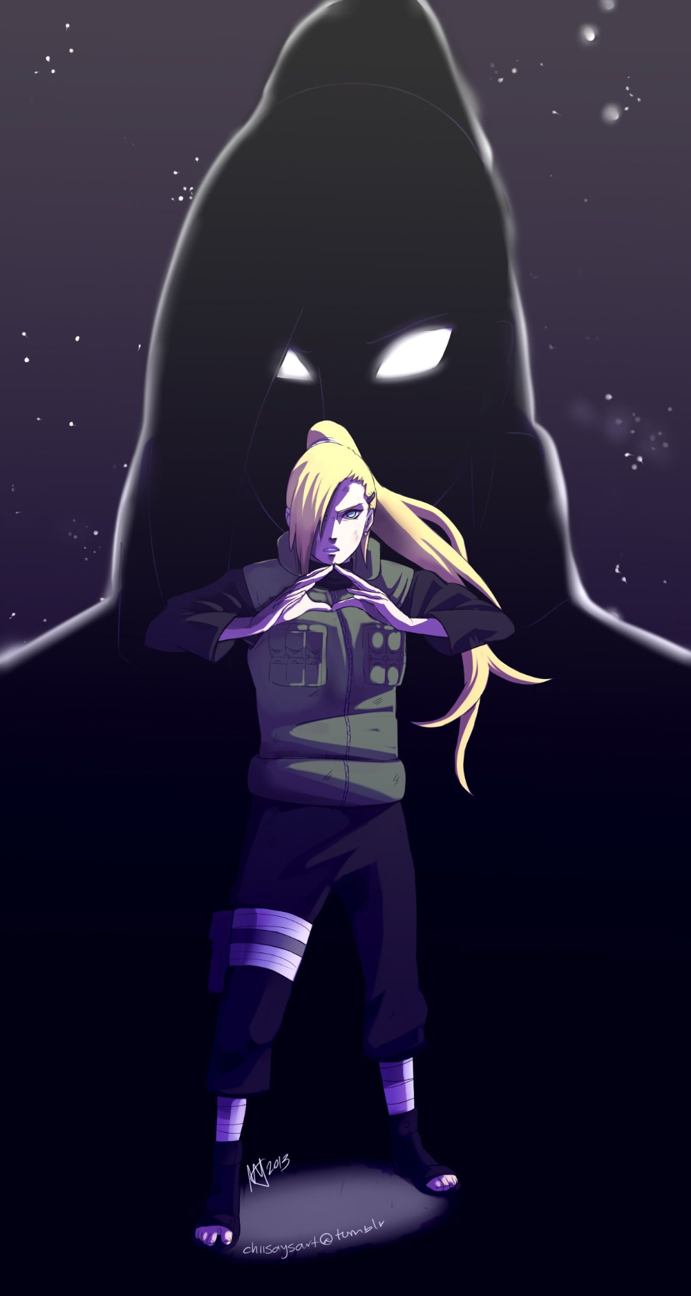 1000x1876 ino naruto обои - обои пещера 