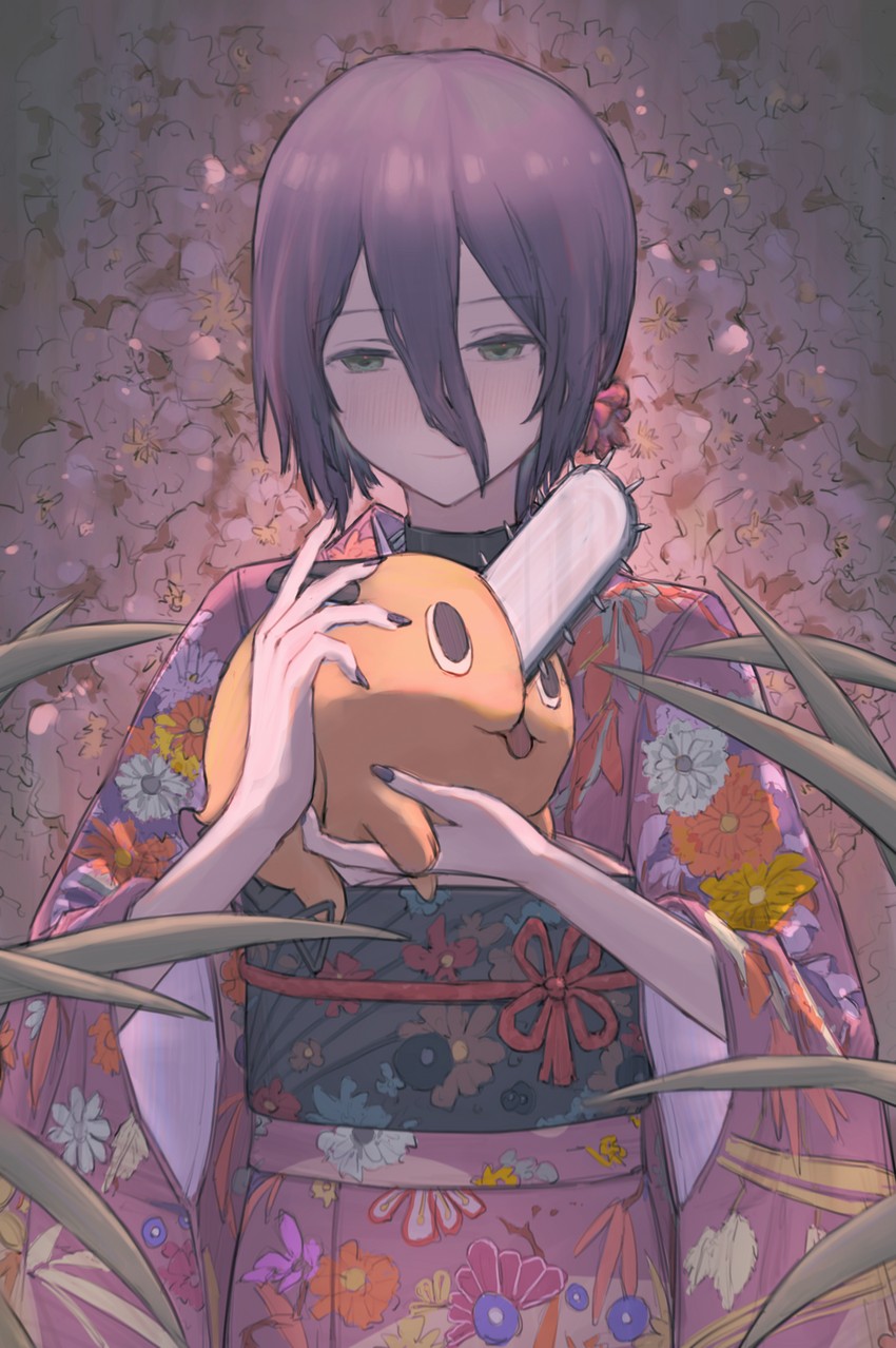 850x1278  Chainsaw Man Reze и Pochita 4K обои iPhone HD Телефон #831J 