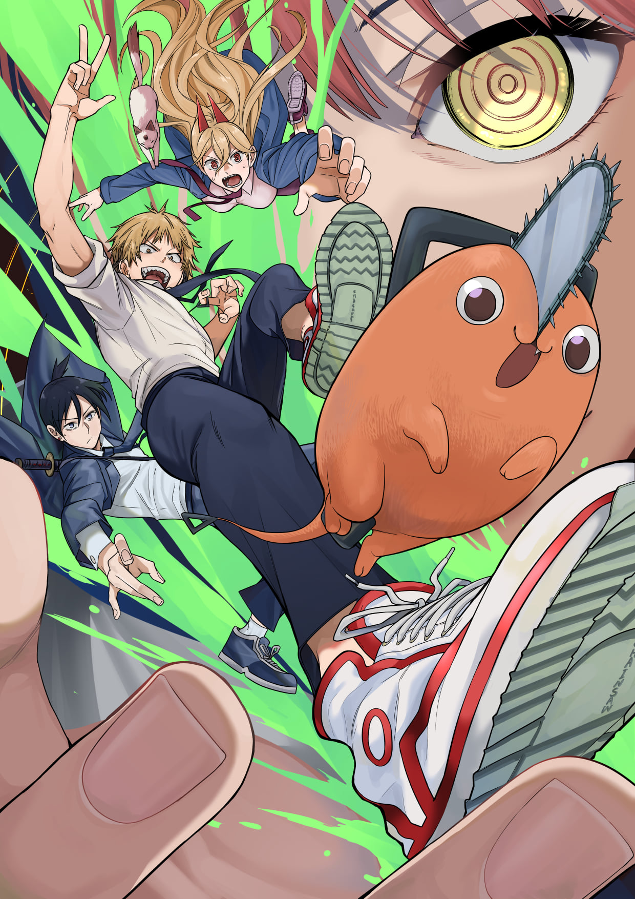 1240x1754  pochita обои - обои пещера 