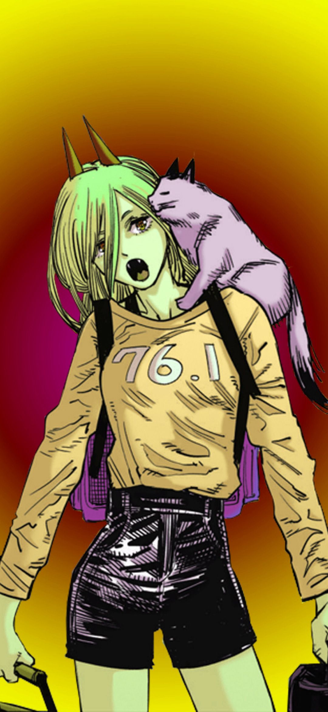 1080x2340  denji (Человек из бензопила) 1080p, 2k, 4K, 5K HD Обои бесплатно скачать | Обои Flare