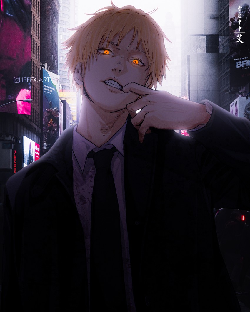 850x1063  chainsaw Man Denji Devil Form 4K обои iPhone HD Телефон #221J 