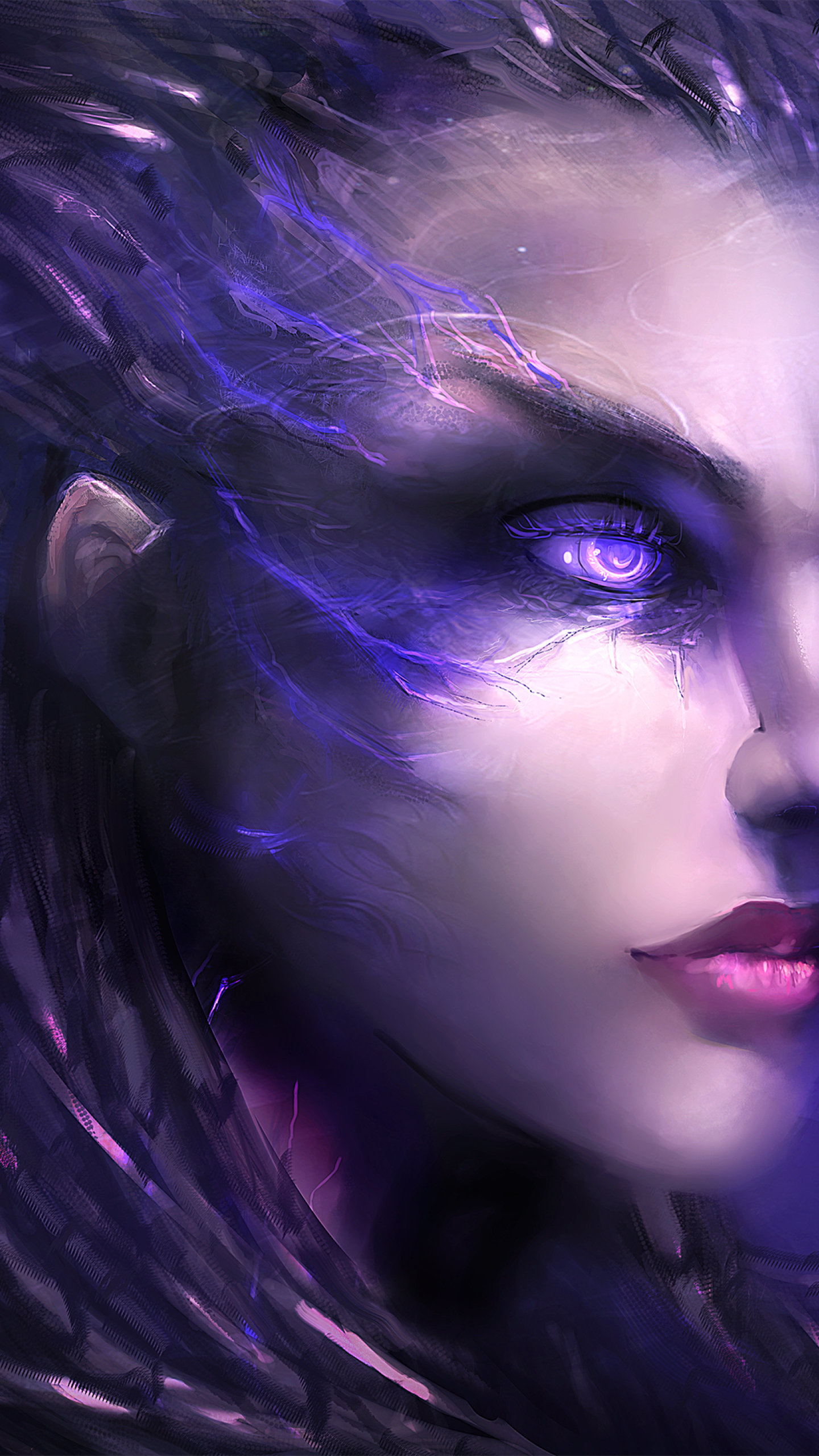 1440x2560   1440x2560 starcraft 2 Сара Керриган арт Samsung Galaxy S