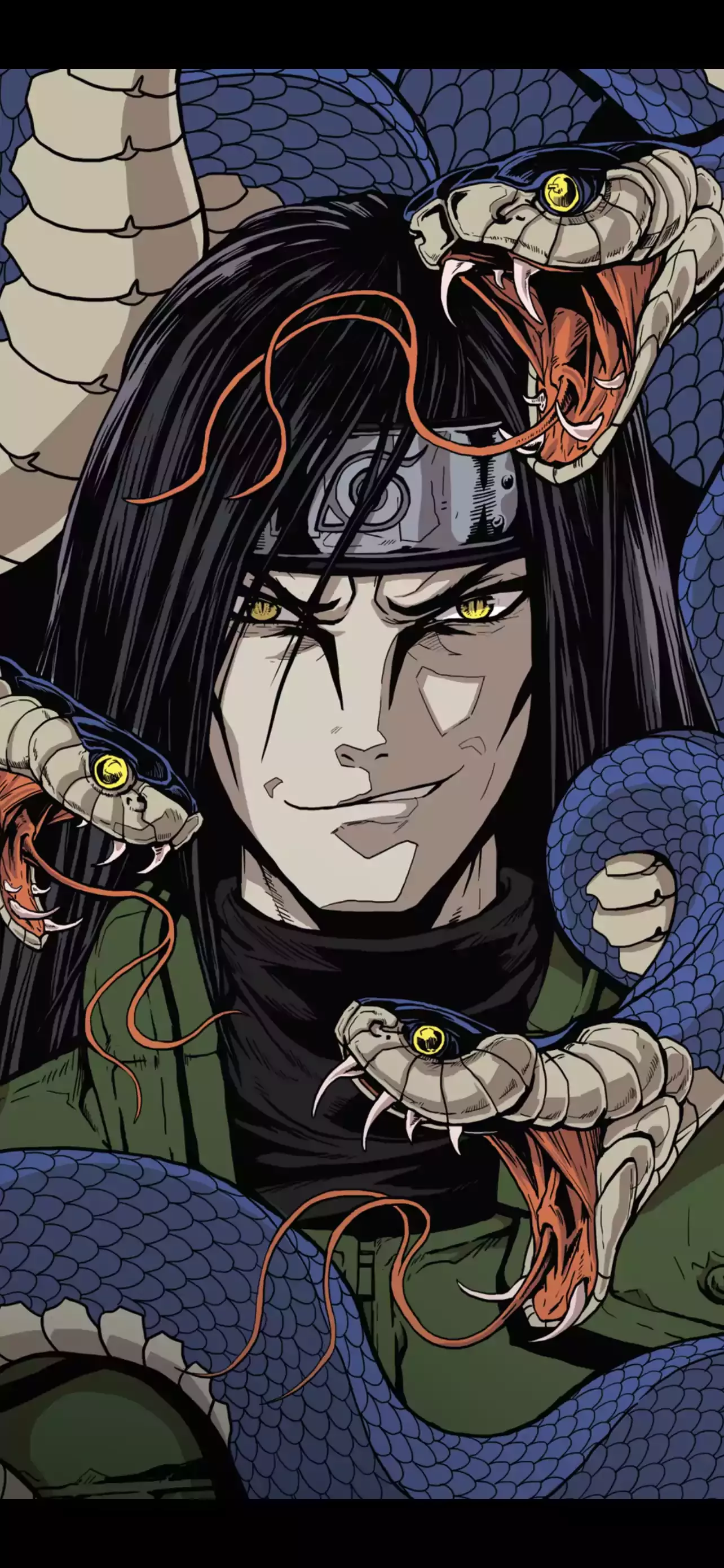 1284x2778  OROCHIMARU HD Обои - Обои пещера 