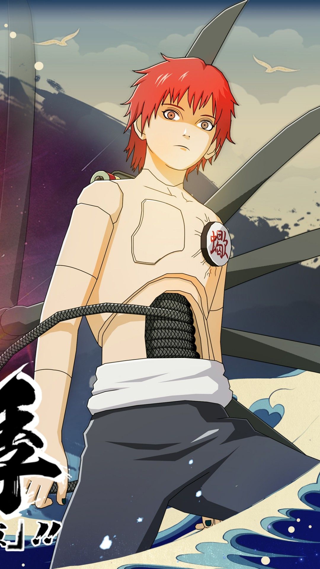 1080x1920   WallPaper -телефон - Sasori Full HD | Naruto Shippuden Sasuke, Personagens de Anime, Arte naruto