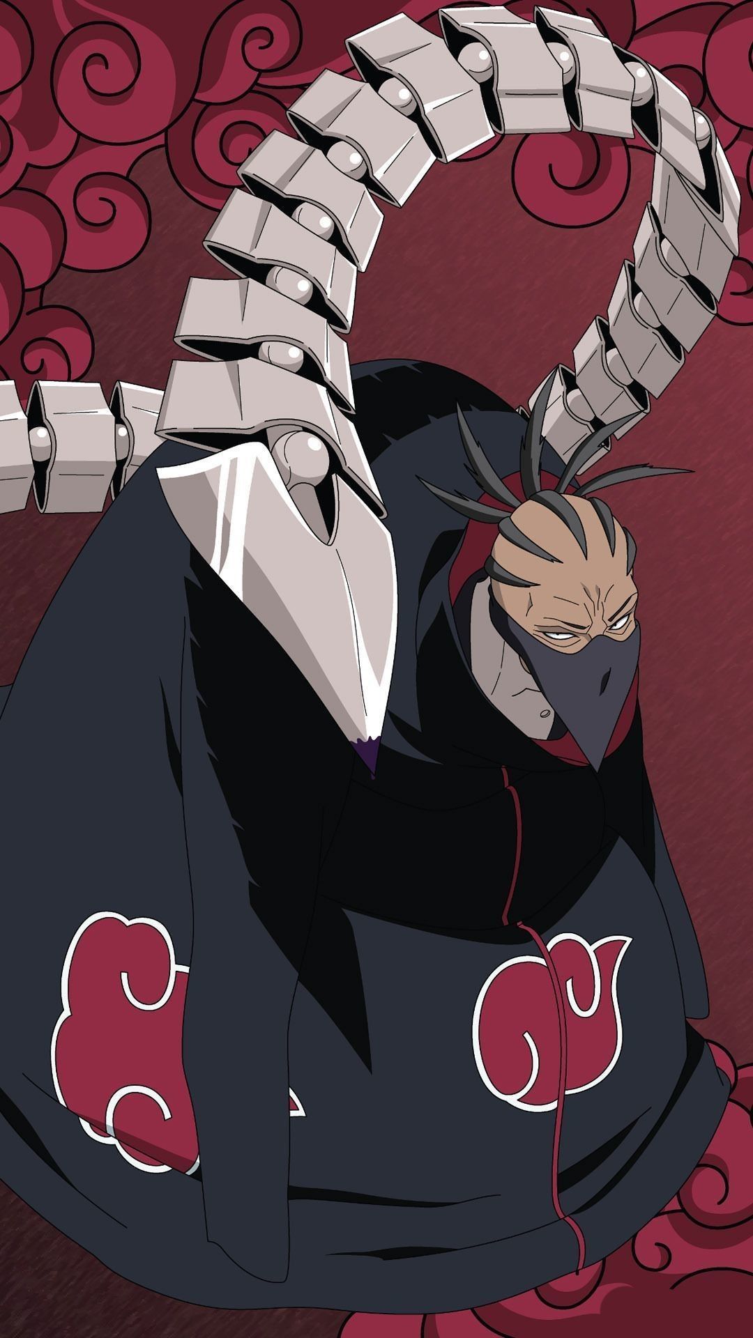 1080x1920  download Cool Sasori с 3 -м казекажом обои | Wallpapers.com 