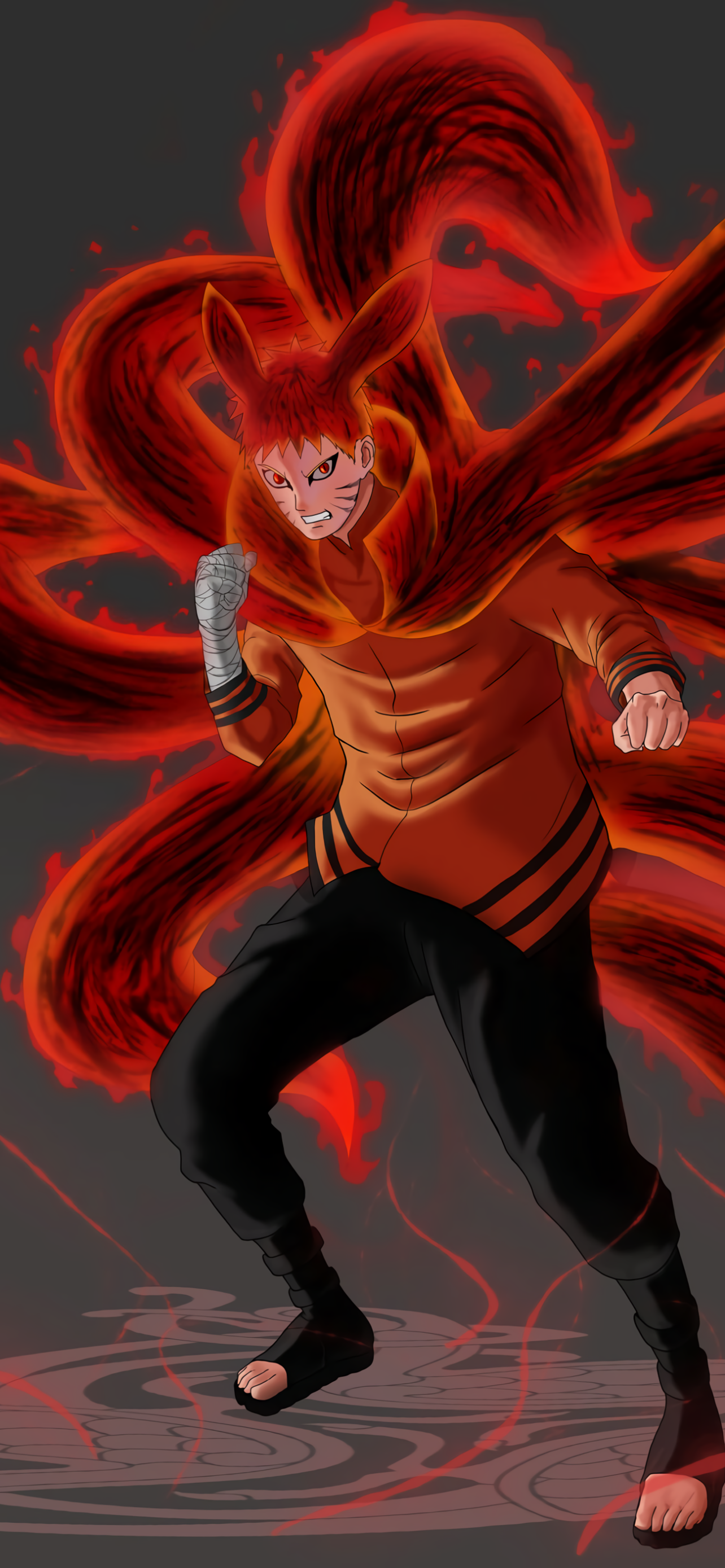 1284x2778   Wallpaper Id: 336698 / Anime Boruto Телефон Обои, Наруто Узумаки, режим Baryon (Naruto), 1284x2778 бесплатно скачать 