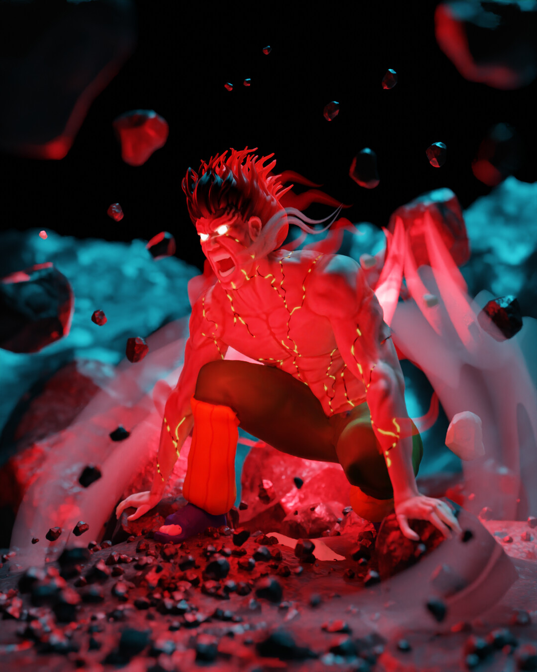 1080x1350  Artstation - ryuu! - Может быть, Гай 