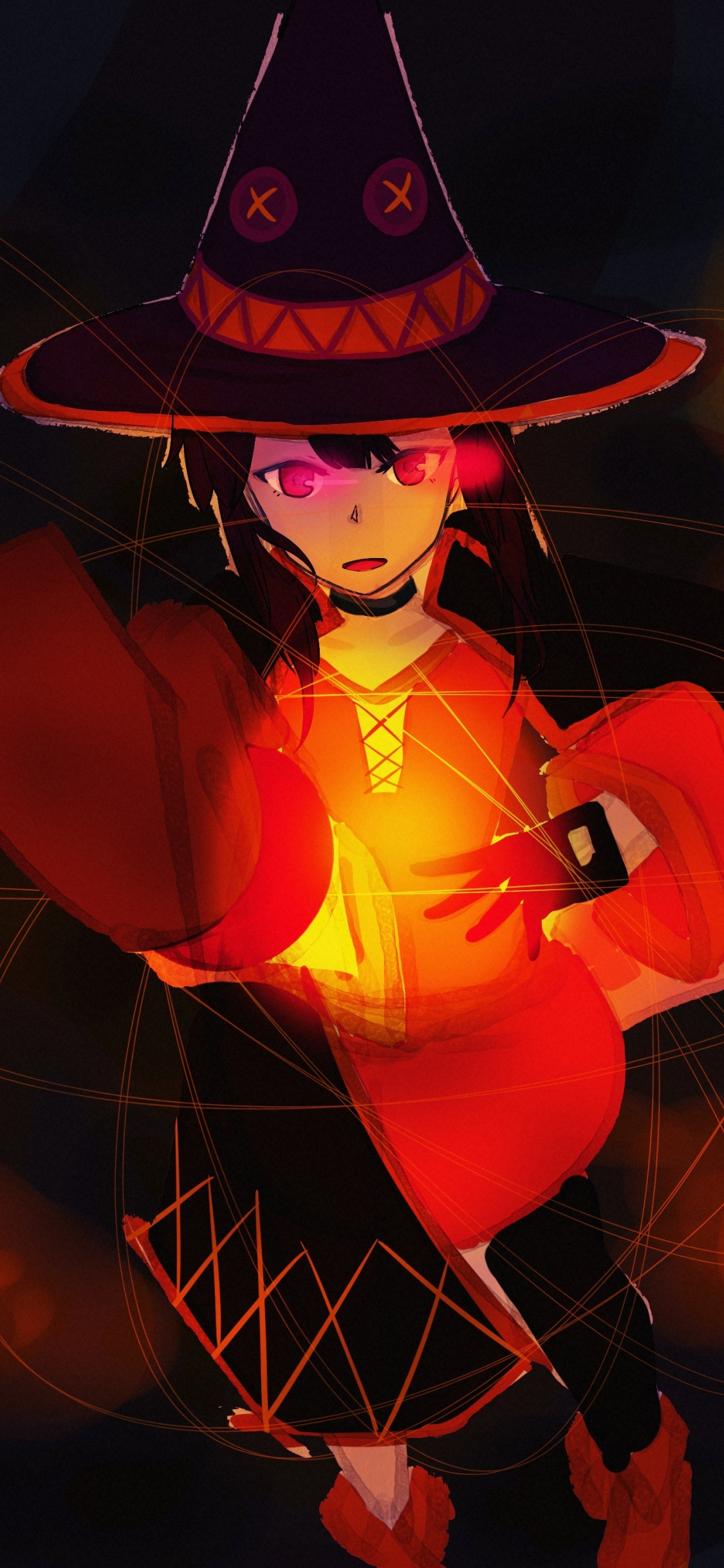 1125x2436  Megumin Телефон Обои - обои пещера 