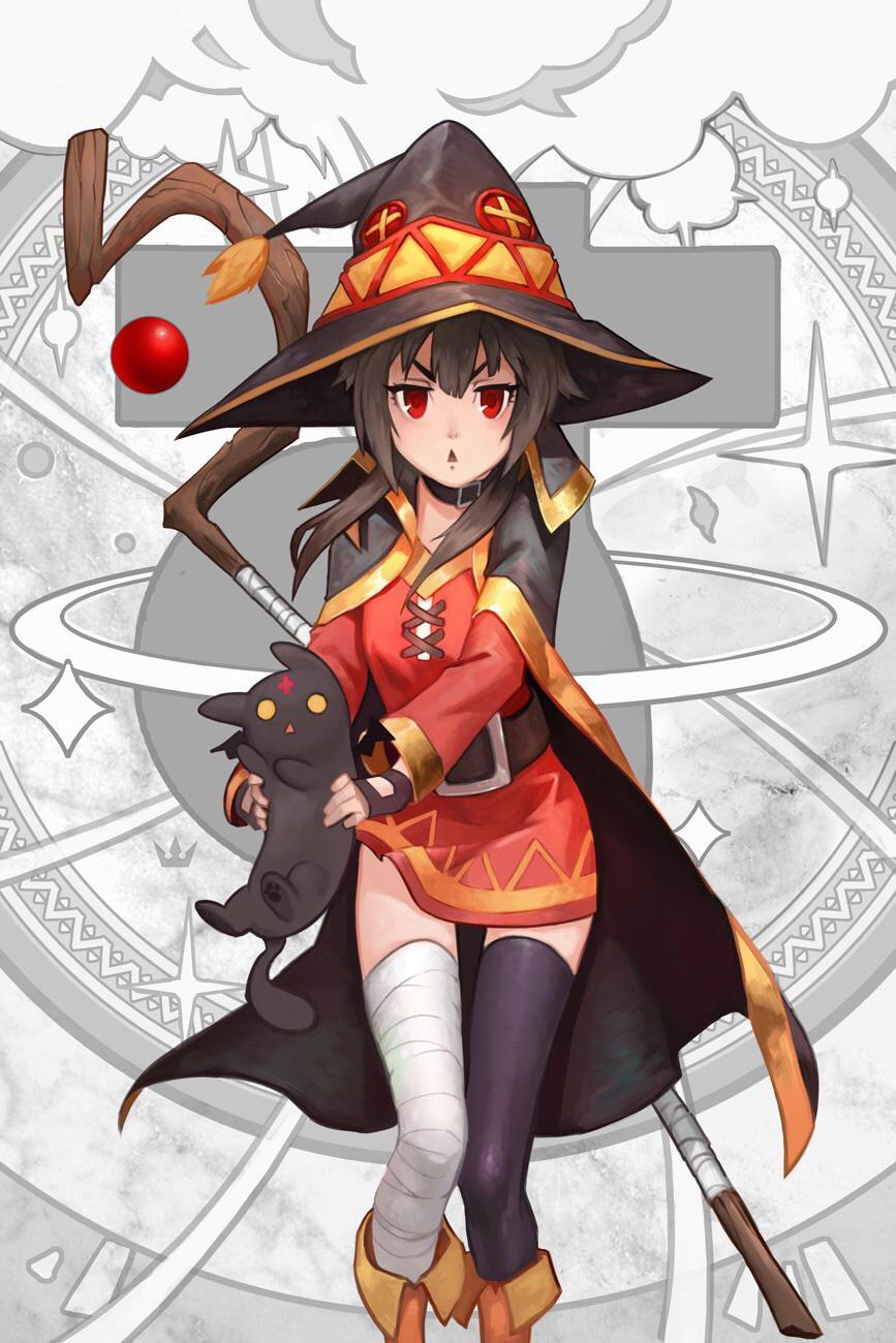 867x1300   аниме Megumin Konosuba HD Обои | Pxfuel