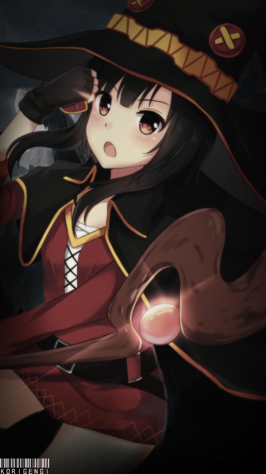 900x1600  Megumin | СПИСОК MUSE WIKI | ФэндомОбои: Kono Subarashii Sekai ni Shukufuku WO, Witch Hat, Megumin Konosuba, Anime Girls, Portrait Display 1011x1280 - Sonewsan - 1981615 - HD Wallpapers - Wallhere