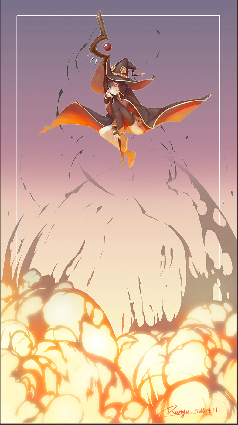 784x1395  posterbest hd аниме девушки девчонки Megumin Konosuba Kono subarashii sekai ni shukufuku wo n matte finish paтель , Фотографии и картинки 