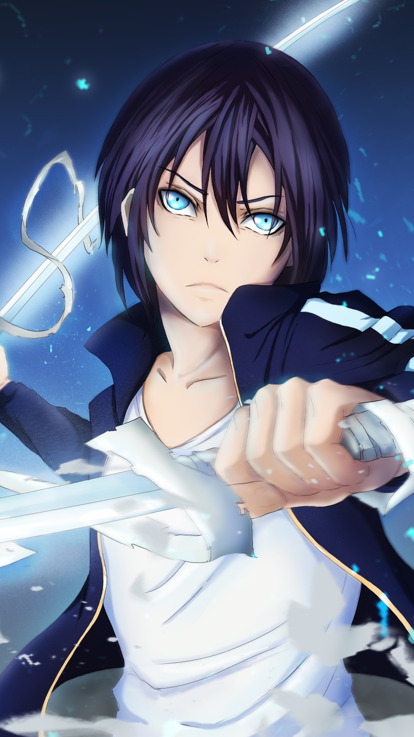 1440x2560  yato (fanart) d.a_wildfire - Иллюстрации Art Street