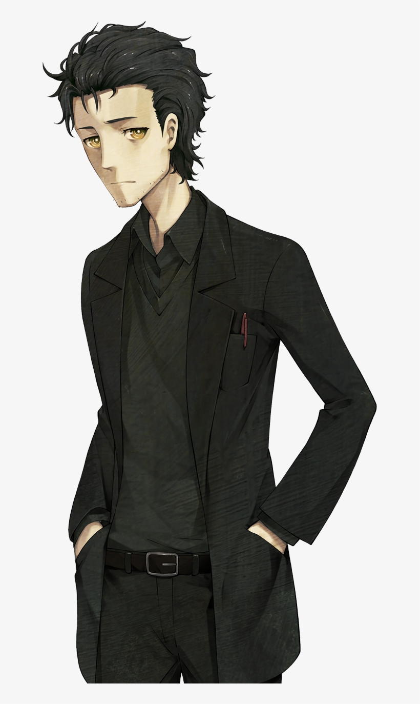 820x1373  Anime Steins Gate Gate Okabe Rintarou 18 Canvas плакат стены настенный декор. , видеоигра, вымышленный персонаж, настольные обои Png | Pngwing