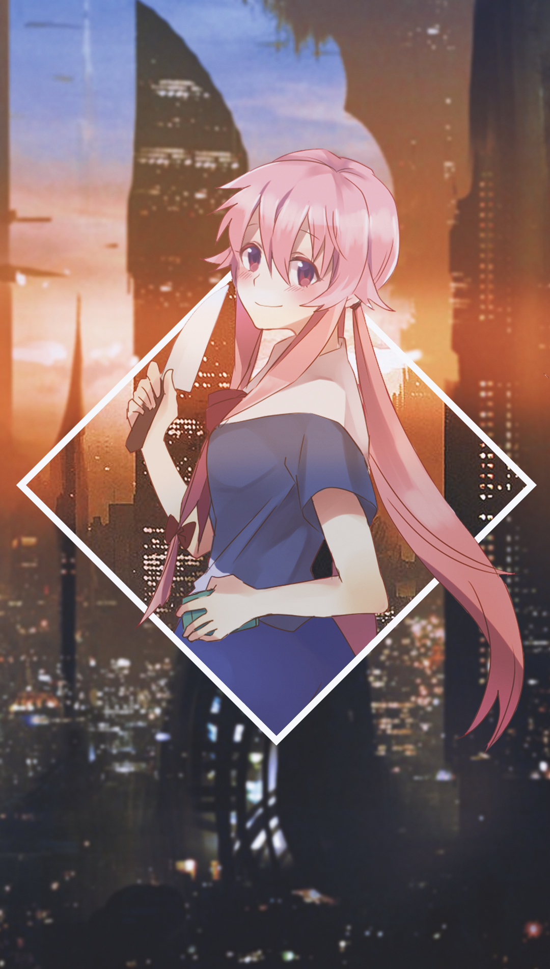 1080x1902  yuno Gasai Mirai обои HD APK на Android Download