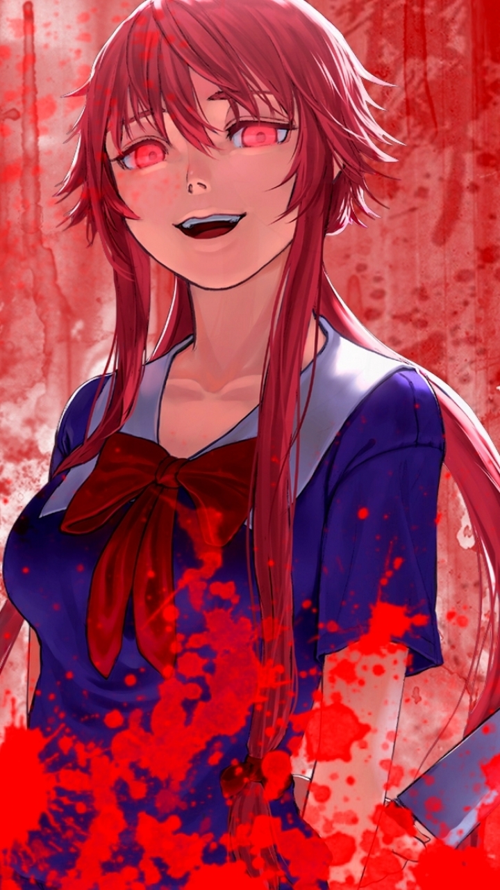 720x1280   Wallpaper Id: 443944 / Anime Mirai Nikki Телефон Обои, Юно Гасаи, 750x1334 бесплатно скачать 
