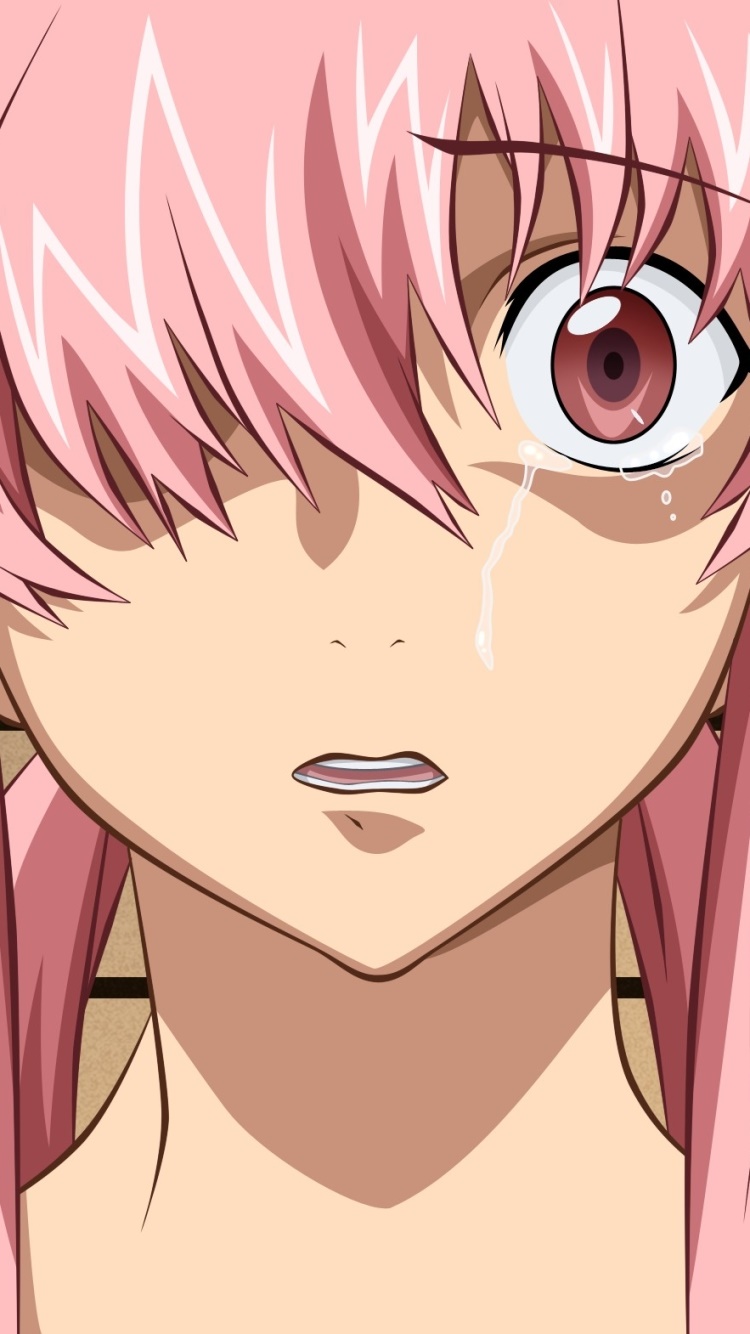 750x1334  download Yuno Gasai Mirai Nikki обои | Wallpapers.com 