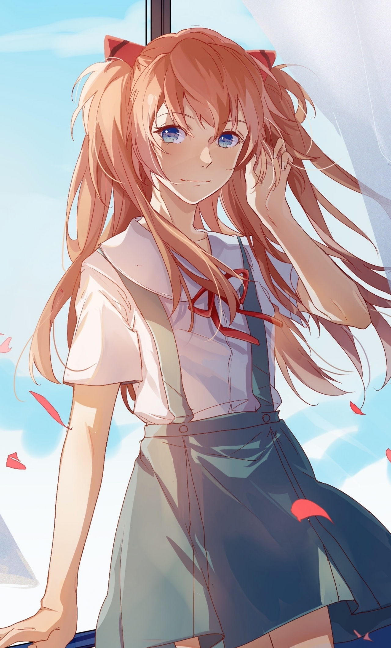1280x2120 download обои 1280x2120 Blonde, Asuka Langley Soryu, Evangelion, iPhone 6 Plus, 1280x2120 HD Фон, 4926