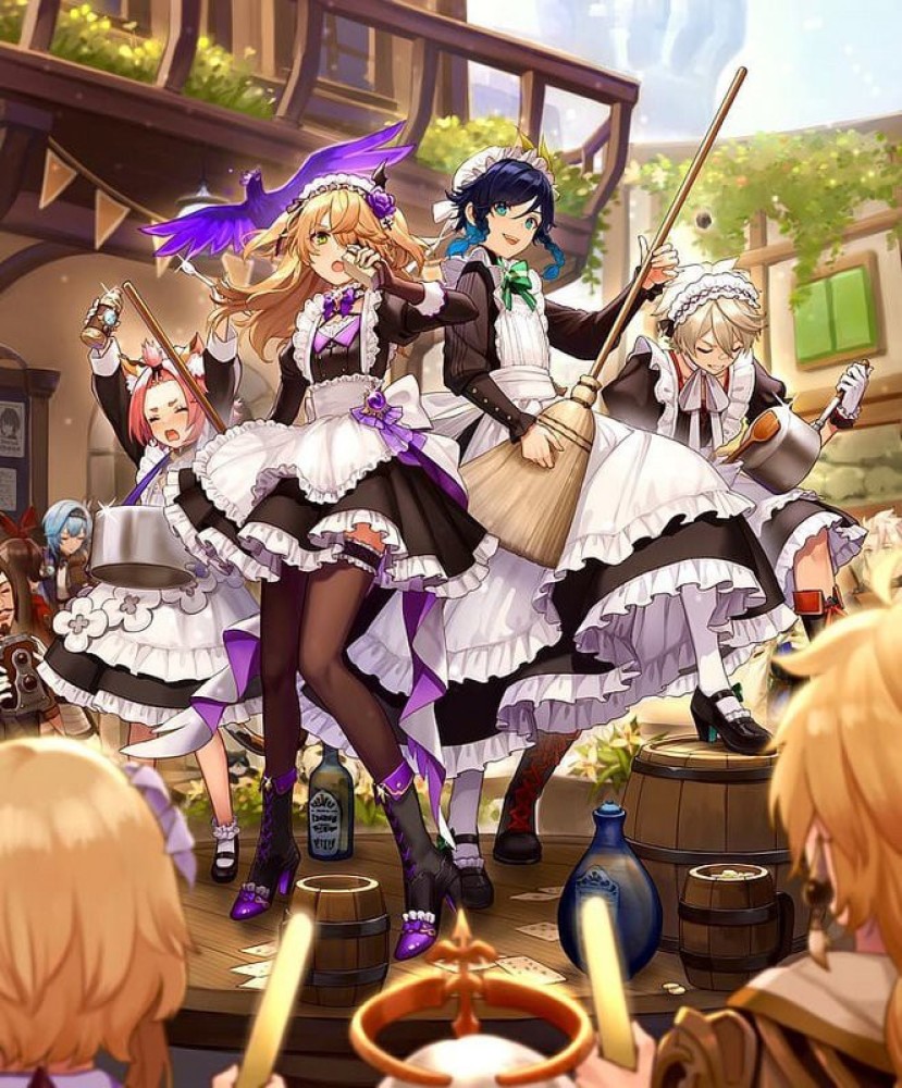 829x1000  DSMile Видеоигр Girls Genshin Impact Venti Genshin Impact Trees Sideha Satha Braids Fl Wallpaper - Разрешение: 1414x2000 -id: 1316953- | Скачать Genshin Impact Wallpaper