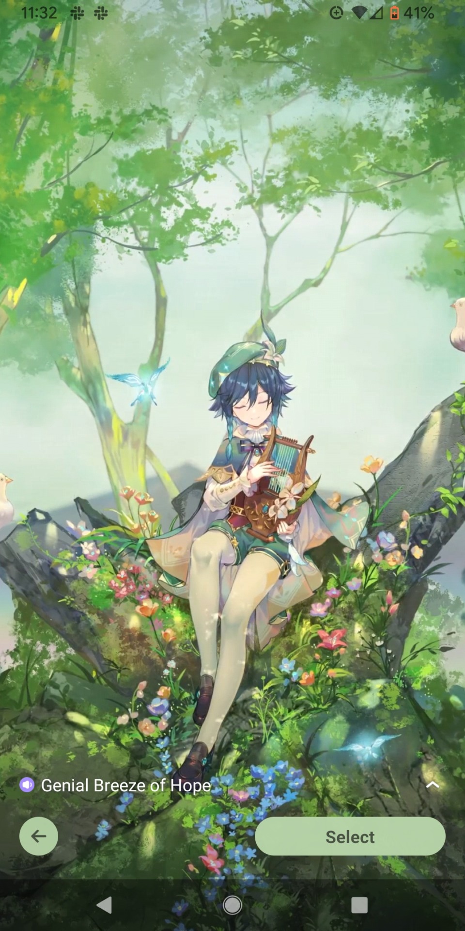 960x1920  Genshin Impact - Venti 2K wallpaper download