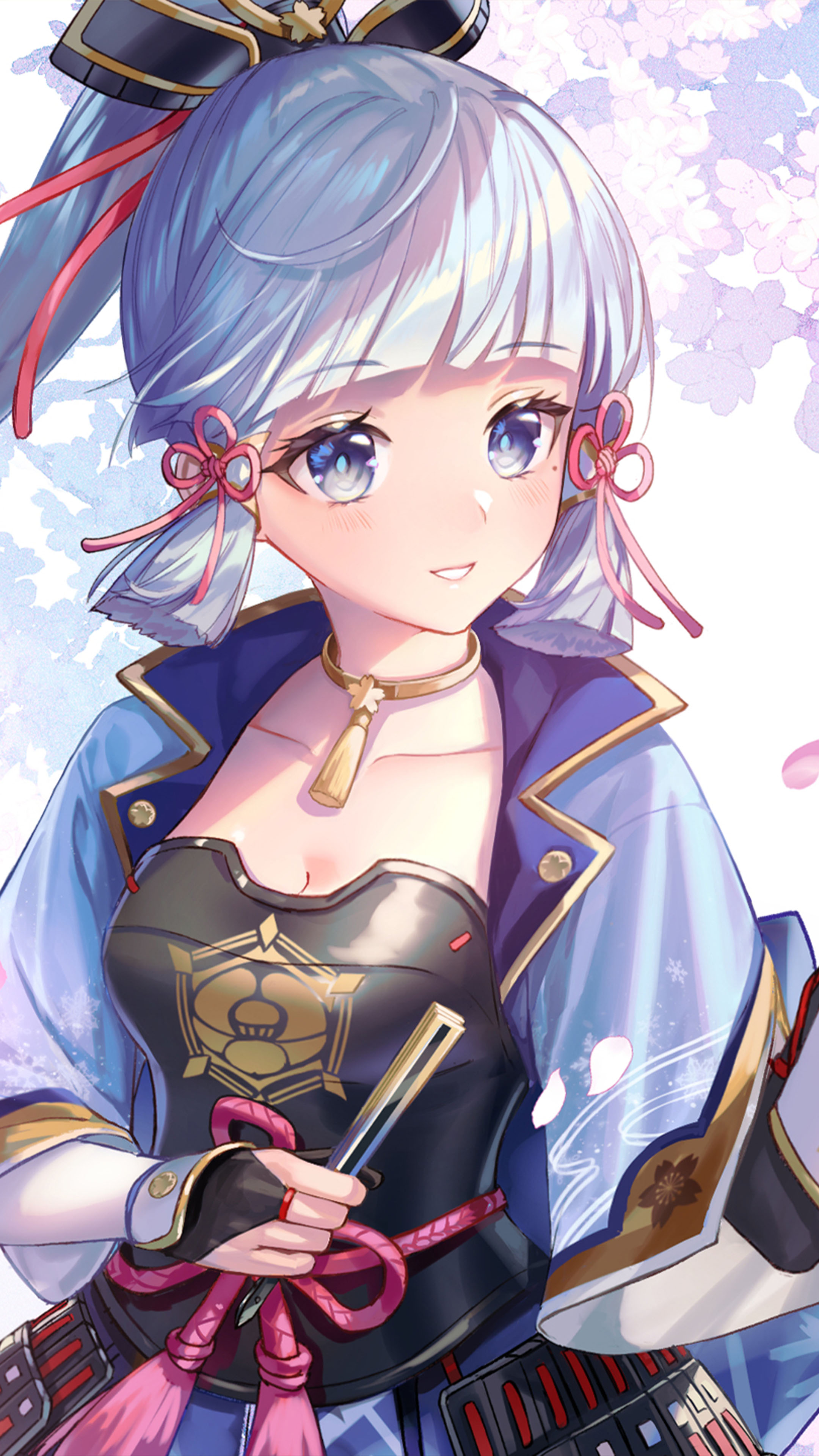 2160x3840  KAMISATO AYAKA GENSHIN IMPACT 4K ULTRA HD Мобильные обои 