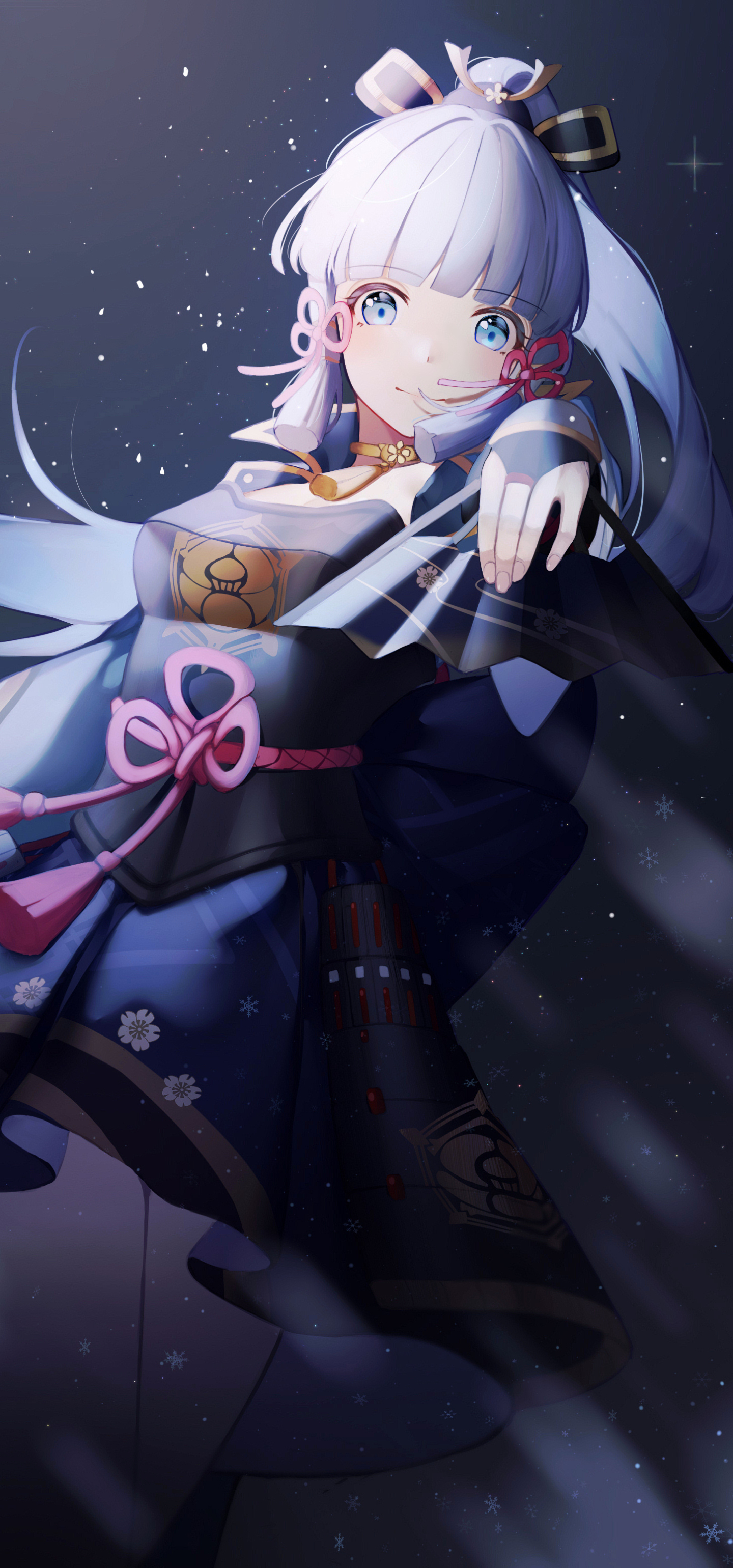 1440x3080  Ayaka Genshin Impact 4K Phone iPhone Wallpaper #8851a