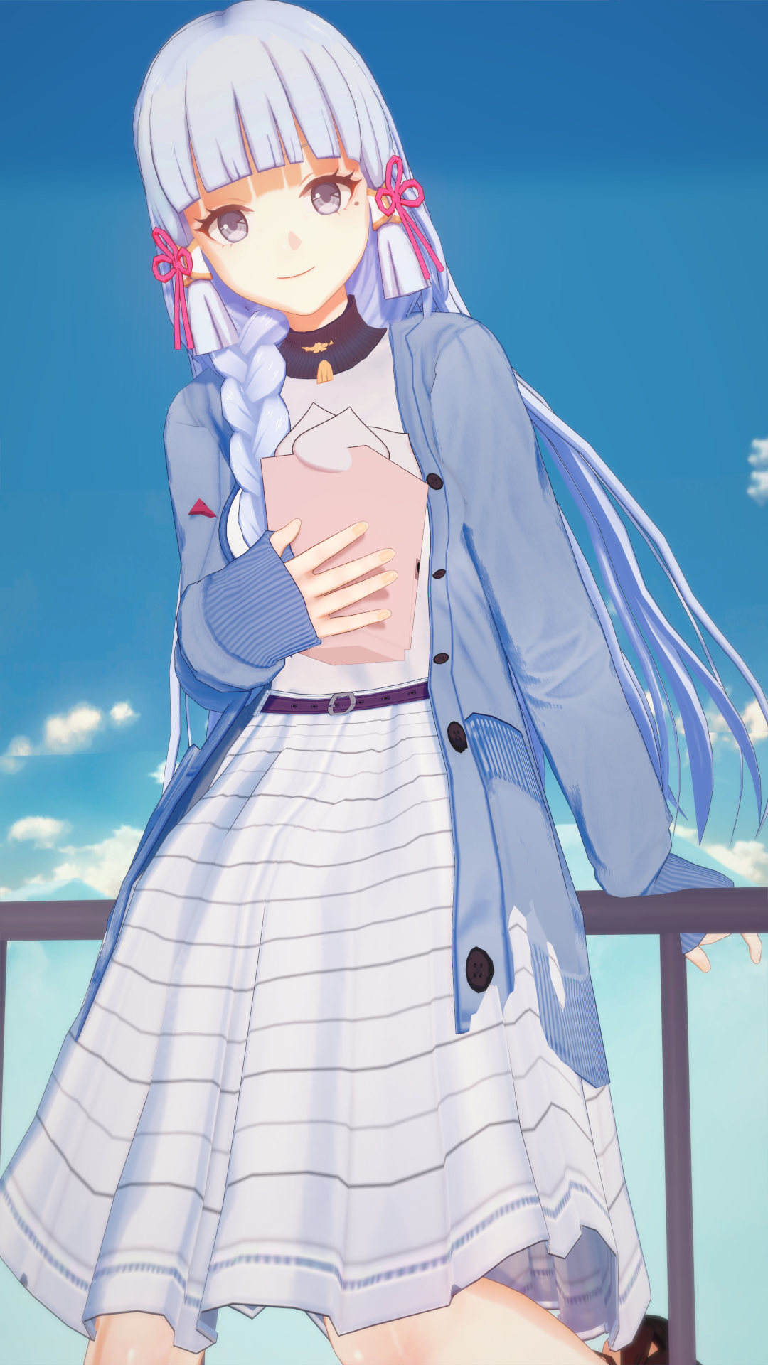 1080x1920   Kamisato Ayaka (Genshin Impact), нарисованная Myuu_ (2myuu2) | Danbooru