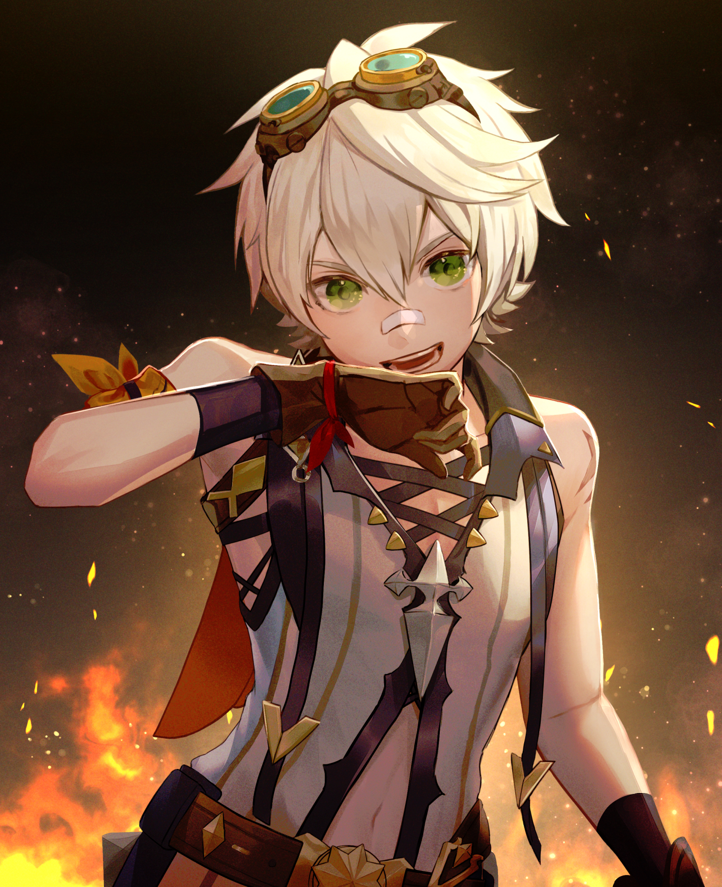 1438x1765   Беннетт Геншин Impact Wallpapers - обои пещера 