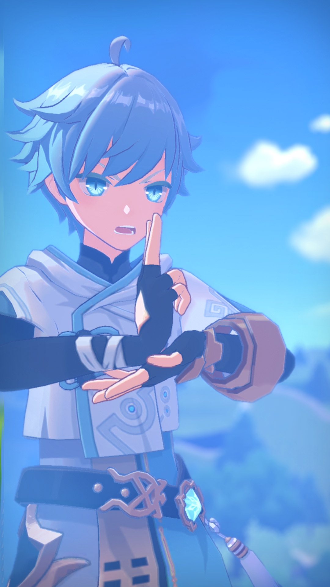 1080x1920  genshin impact liker — kokomeedits: Klee, Bennett, and Traveler phone...