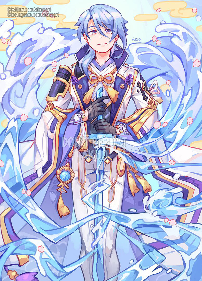 776x1077  download мечтательные обои Kamisato Ayato | Обои. Pxfuel